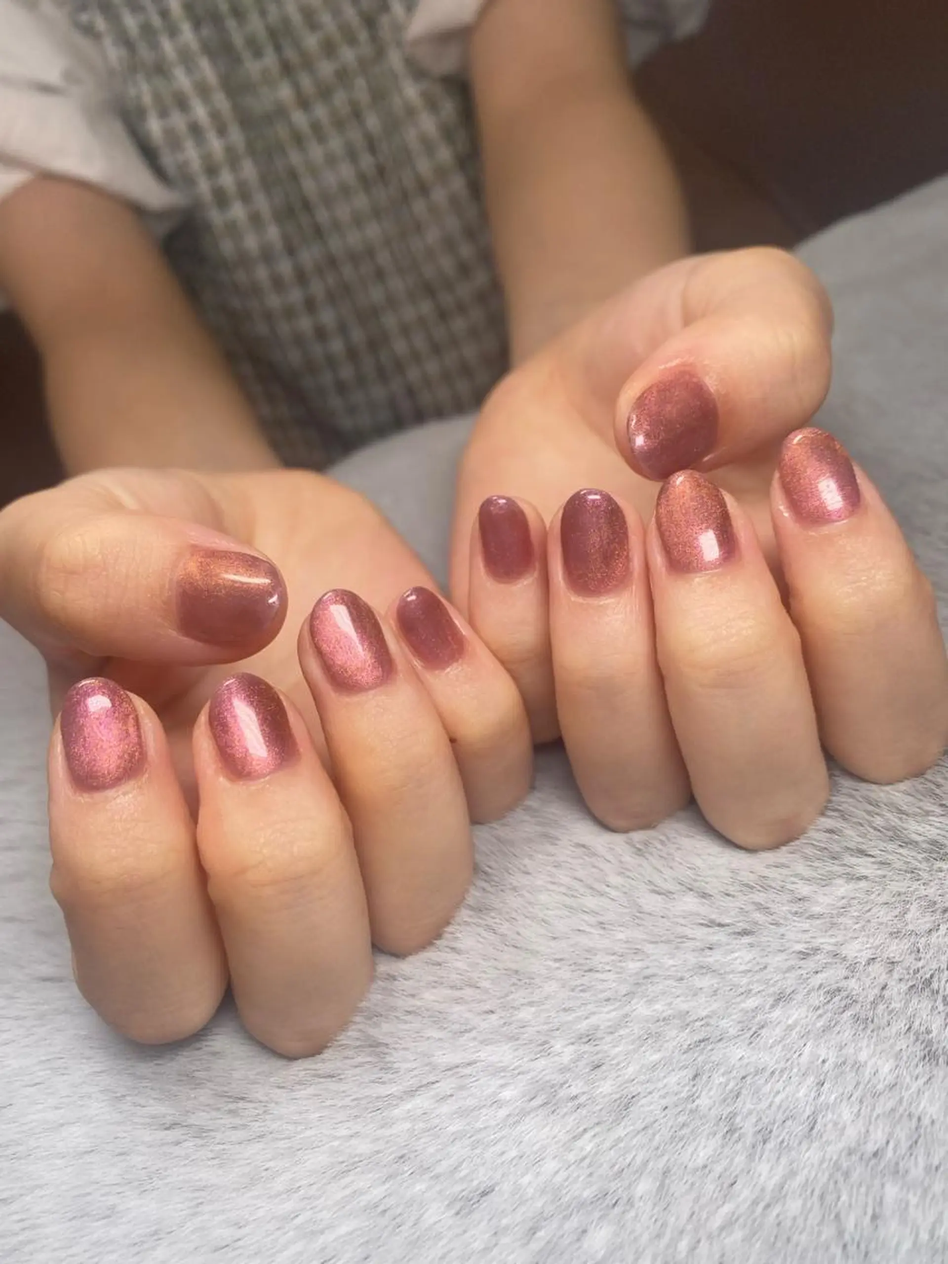 ネイル 長さ出し ラメ(グリッター) マグネットネイル ワンカラーネイル シンプルネイル ハンドネイル フットネイル Bianca 美浜店 masuのネイルデザイン