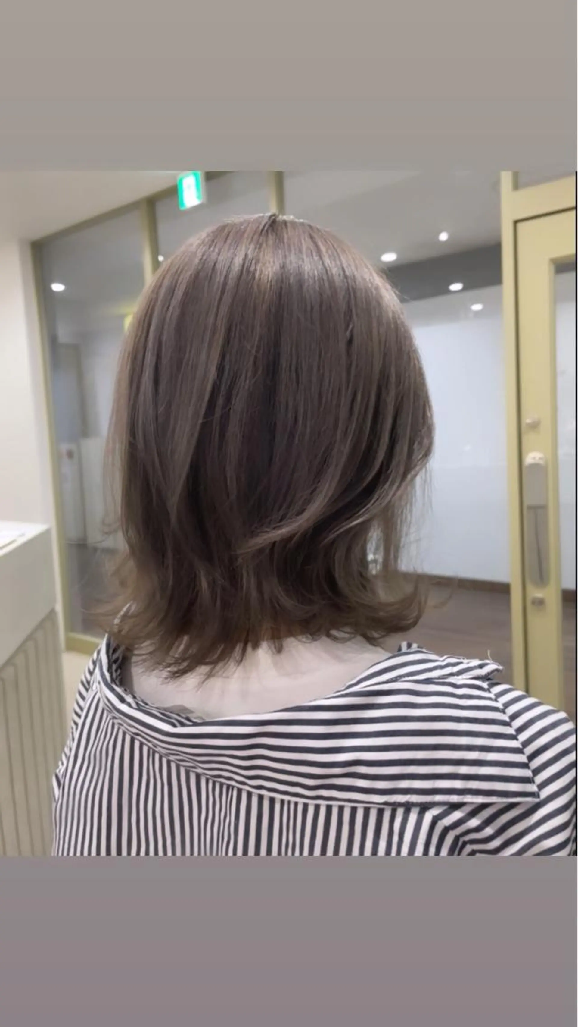 カラー カットモデル 山中 遥のヘアスタイル
