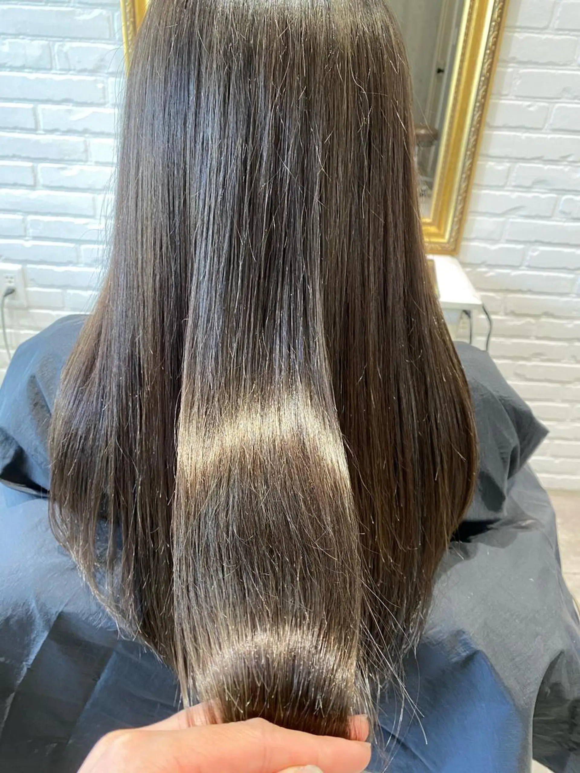 ロング カラー ヘアカラー トリートメント Renatus店長 金子裕美のヘアスタイル