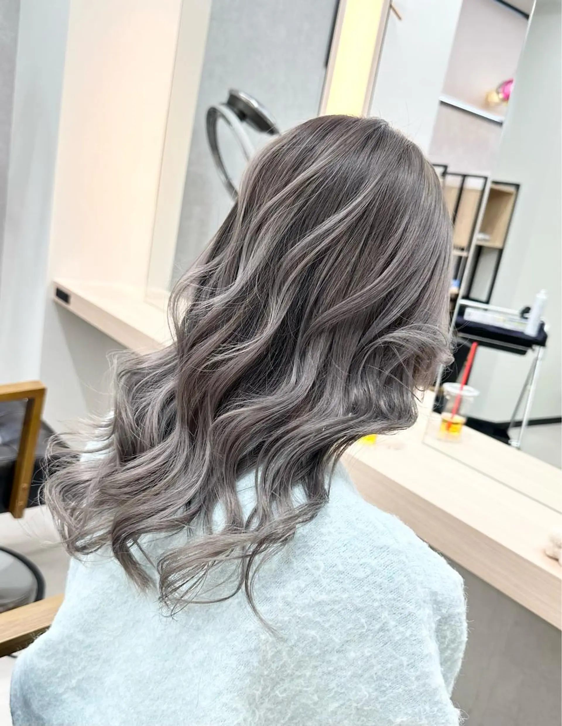 セミロング カラー 𝐑𝐲𝐮𝐤𝐢 【店長】ALEAPのヘアスタイル