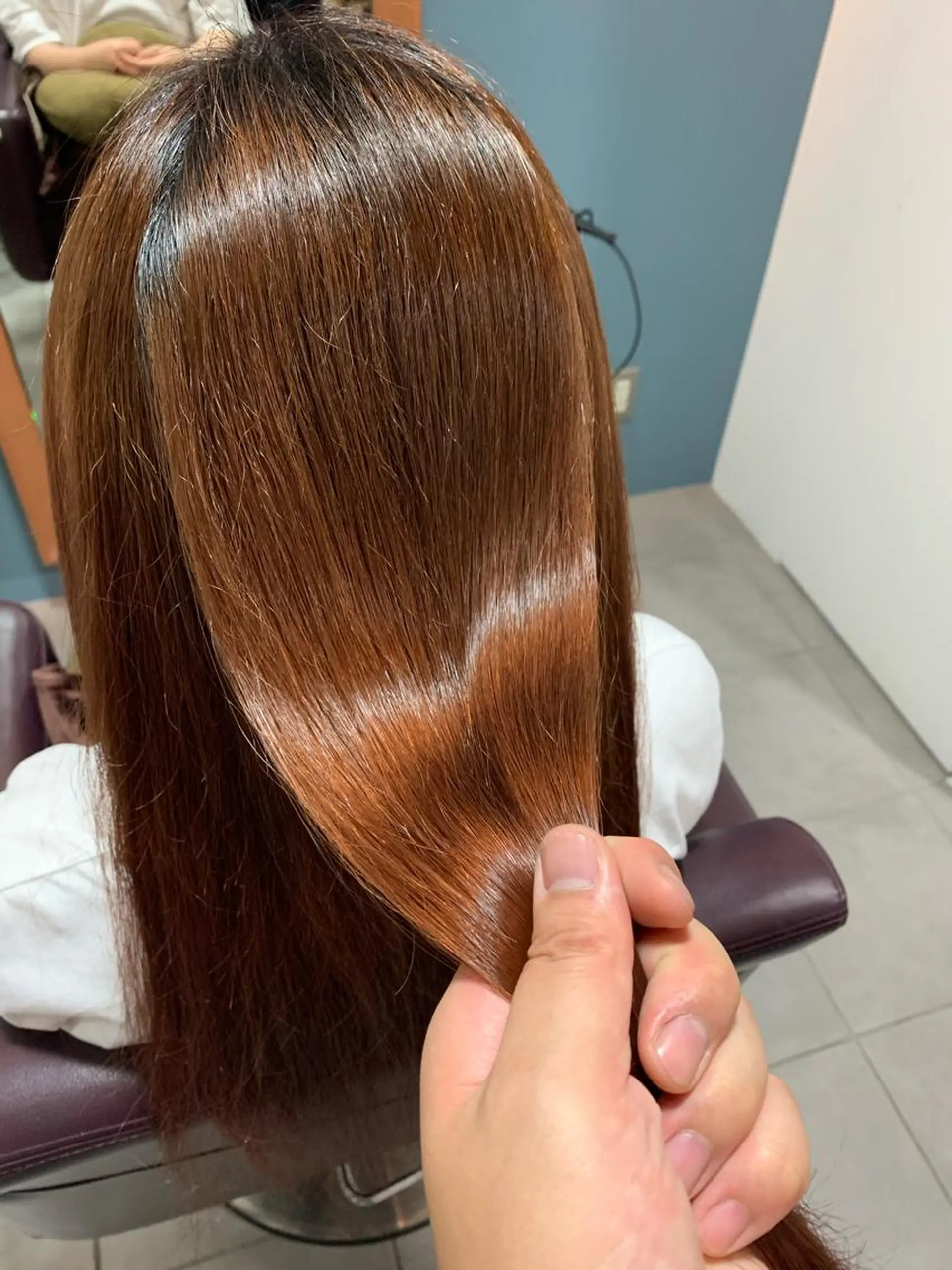 ロング 縮毛矯正 anno hair salon所属・艶カラー/ Nanamiのヘアスタイル