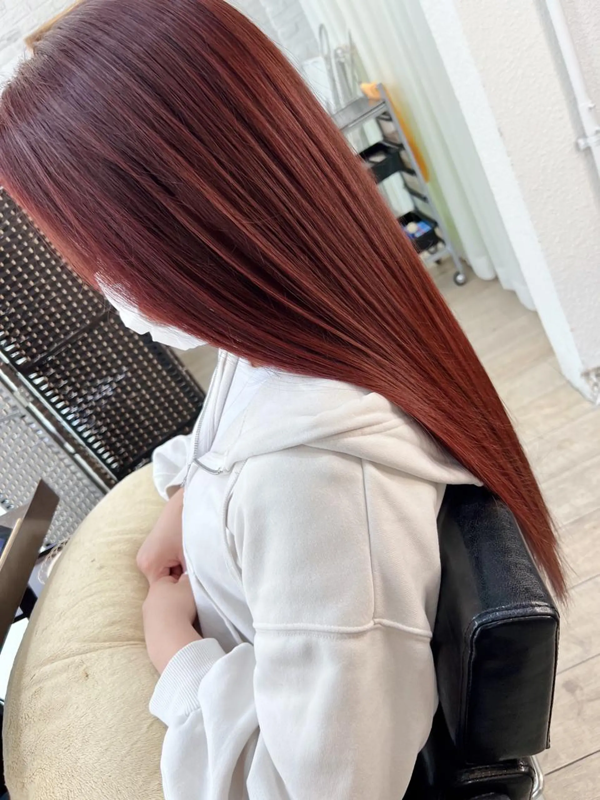 セミロング カット ヘアカラー トリートメント 髪質改善美髪特化 ルイス奈良のヘアスタイル