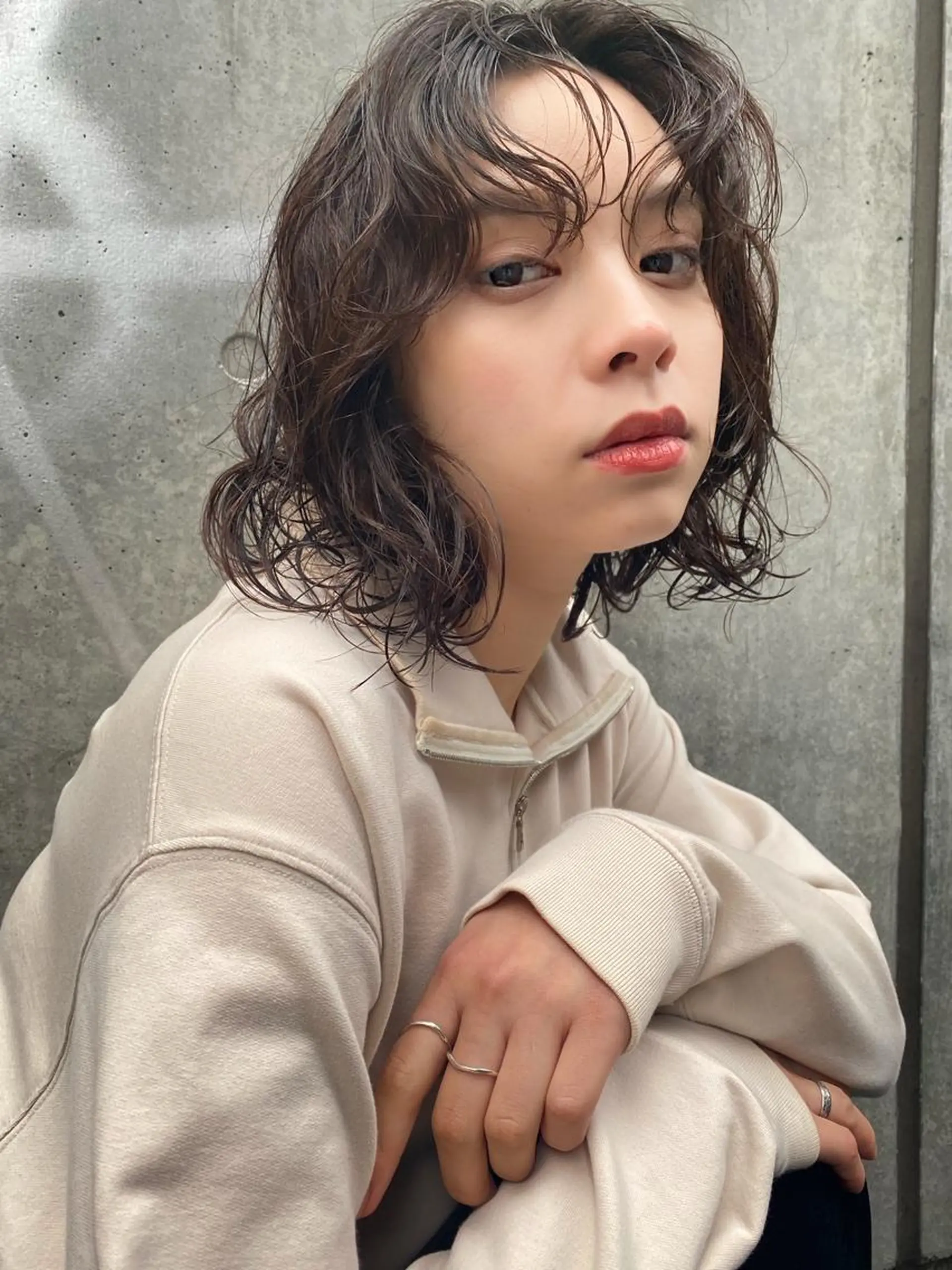 パーマ ナチュラル大人っぽい スタイル　MAORIのヘアスタイル