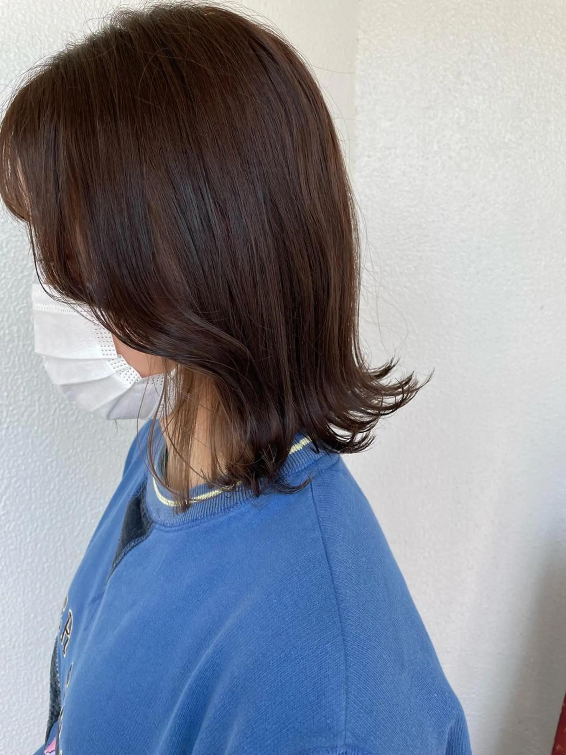 ミディアム 岩崎 祐大のヘアスタイル