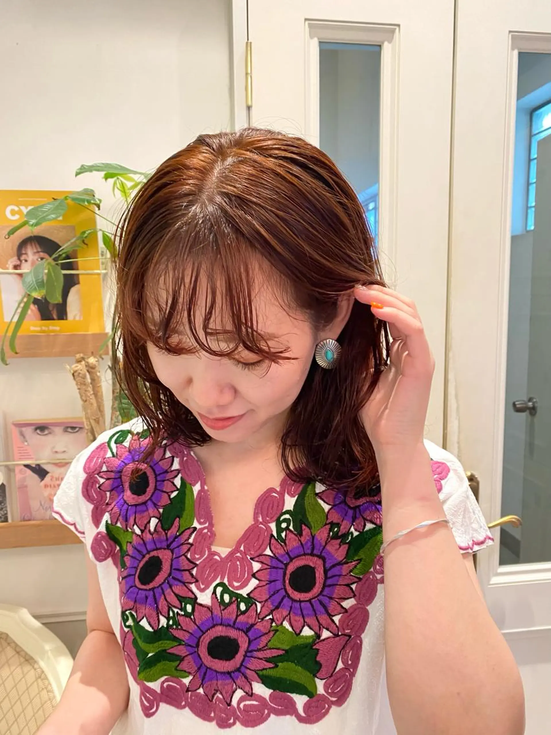 セミロング sliver renのヘアスタイル