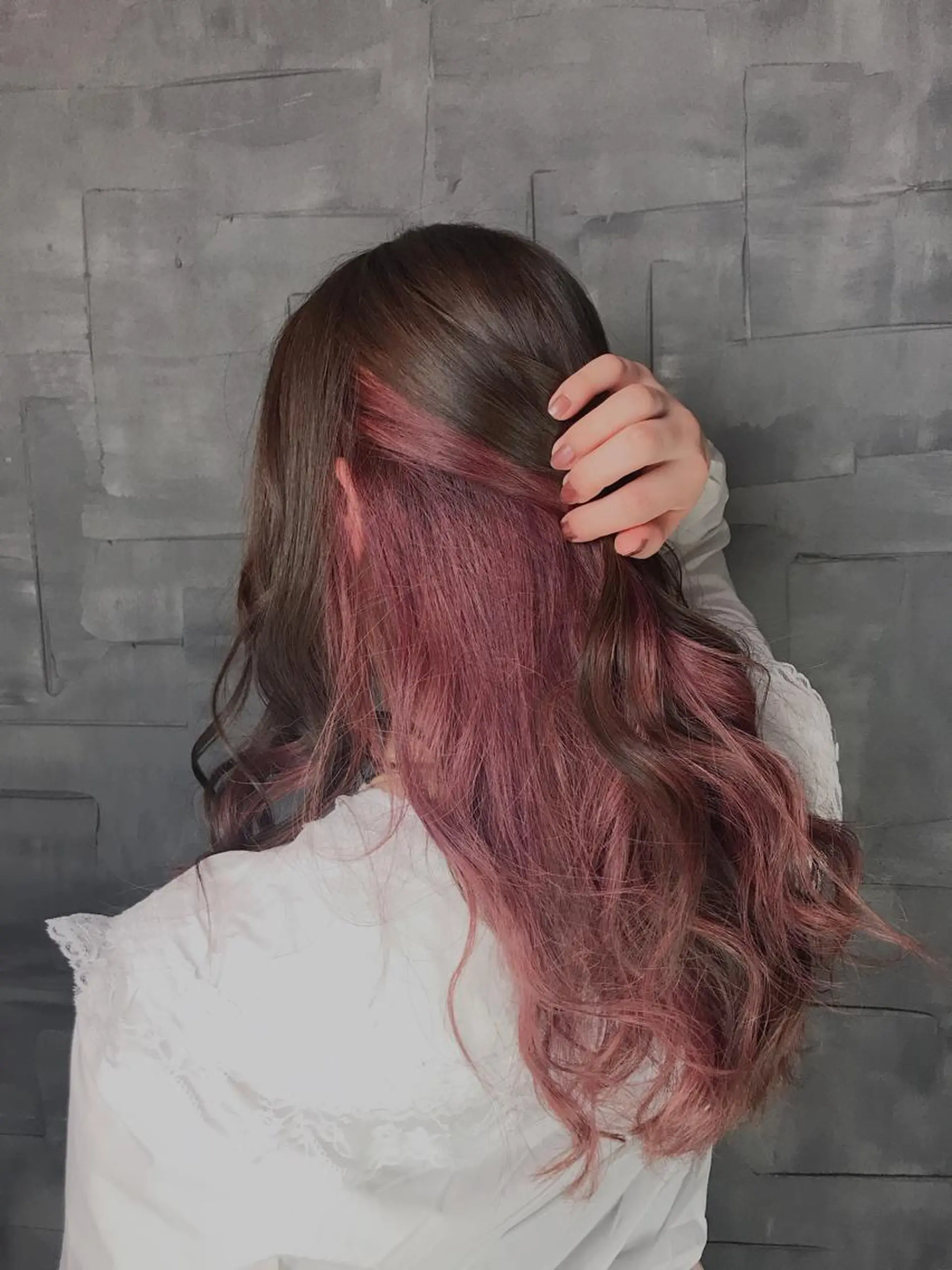 ロング カラー ブリーチ インナーカラー 🌈インナーカラー 手塚直生のヘアスタイル