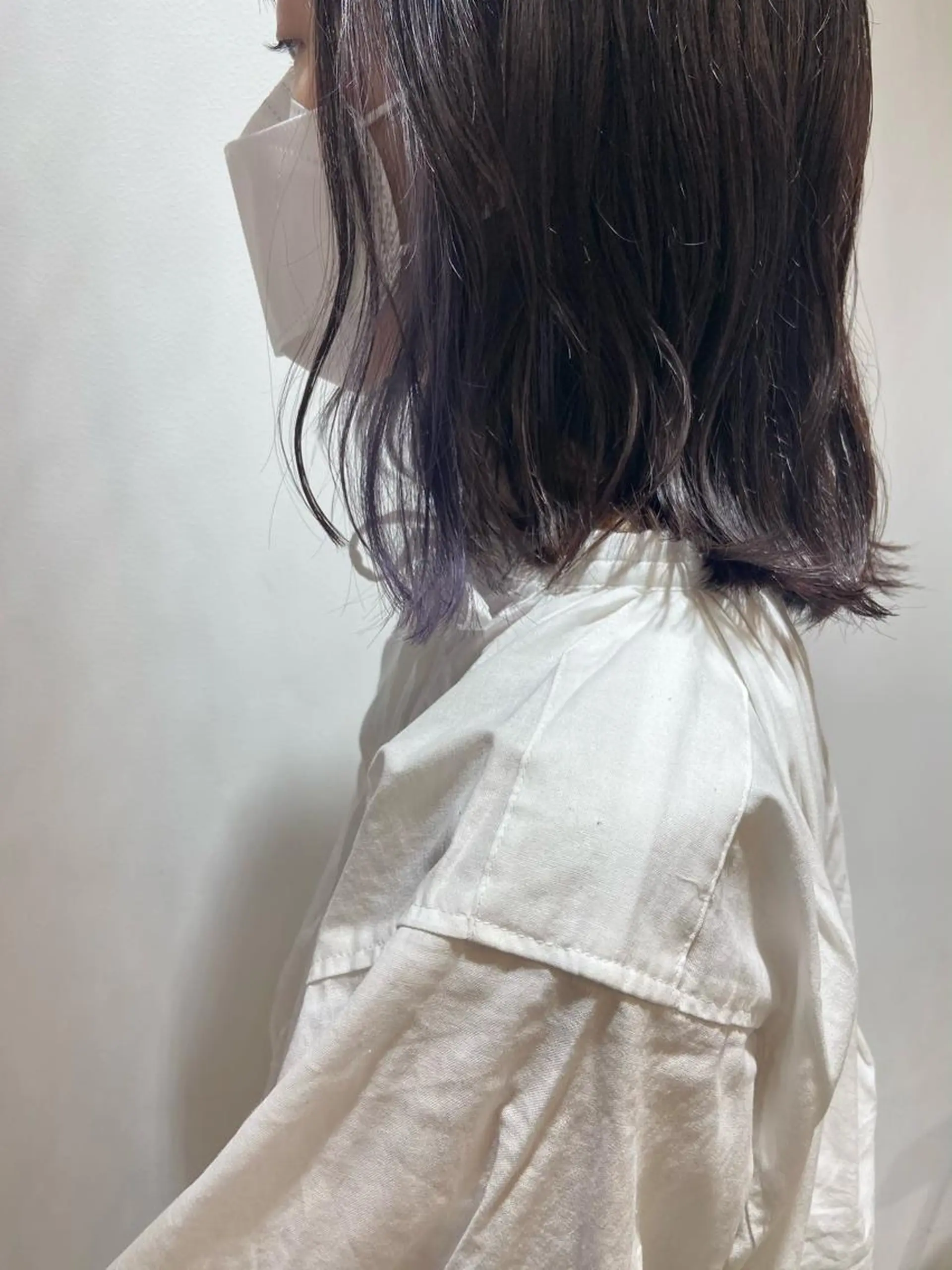 ミディアム カラー ヘアカラー 🐺ウルフ/レイヤー 似合わせ‎🤍沙羅のヘアスタイル