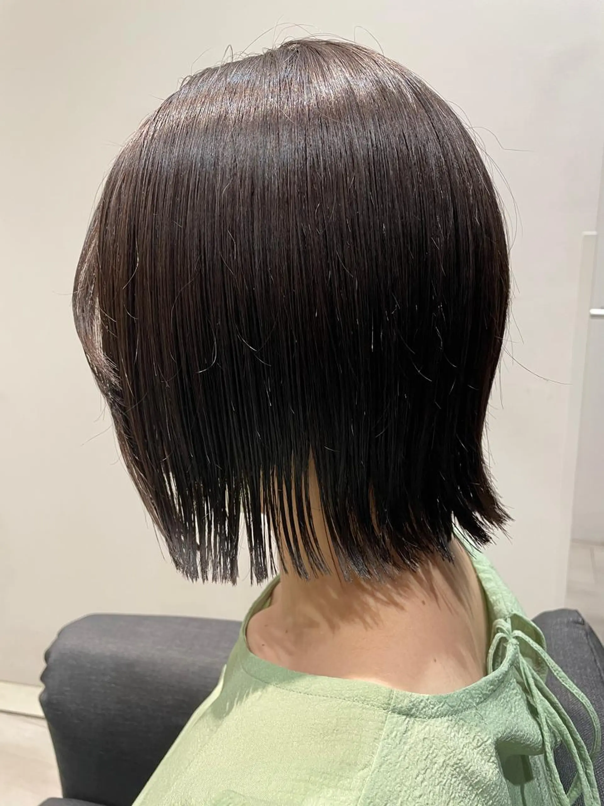 ショート 切りっぱなしボブ ボブ カット コトネ🫧 韓国風レイヤーカットのヘアスタイル