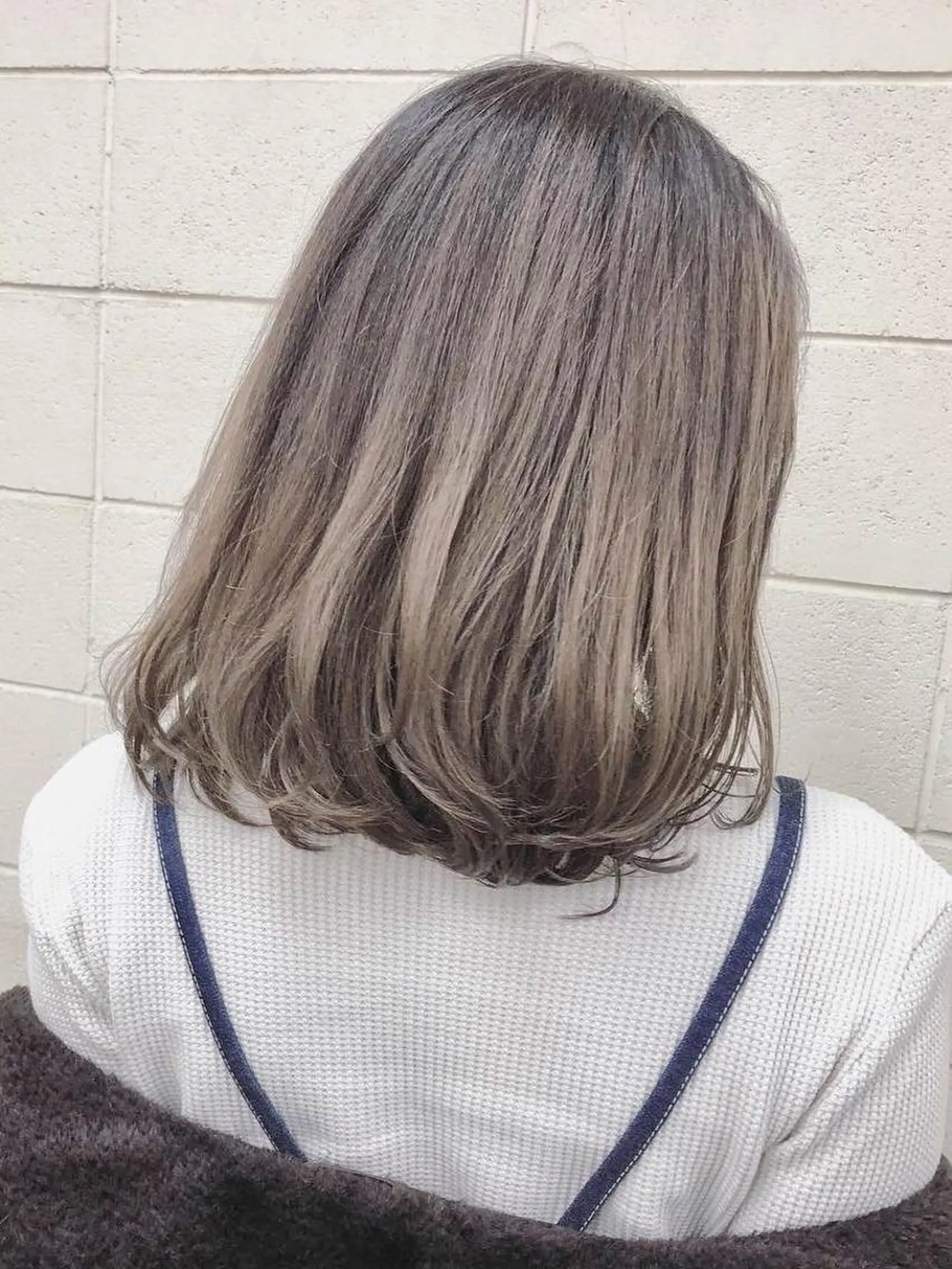 カラー バレイヤージュ ショート・ボブ 徳竹淳一のヘアスタイル