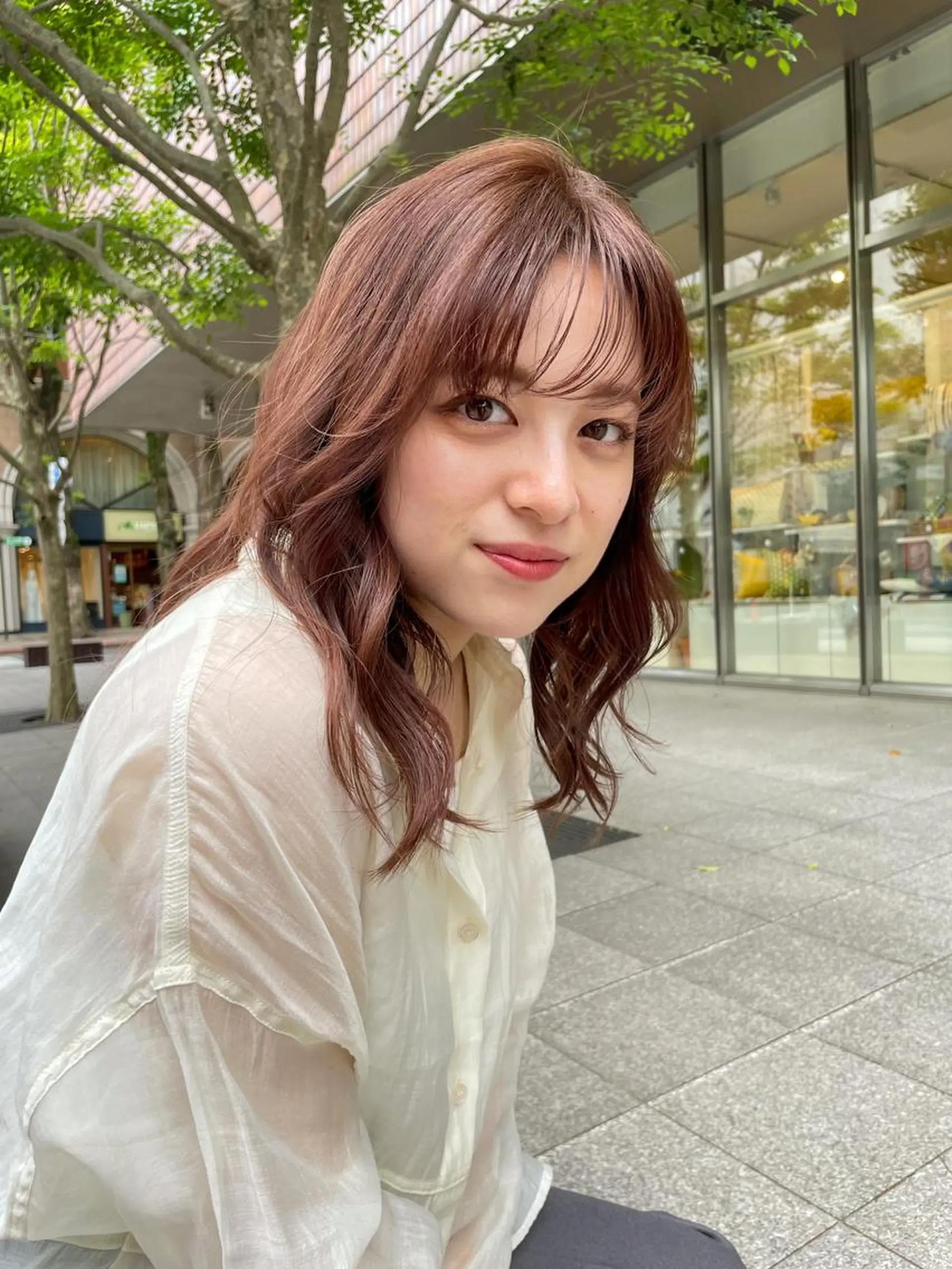 ミディアム 坂本 理輝のヘアスタイル