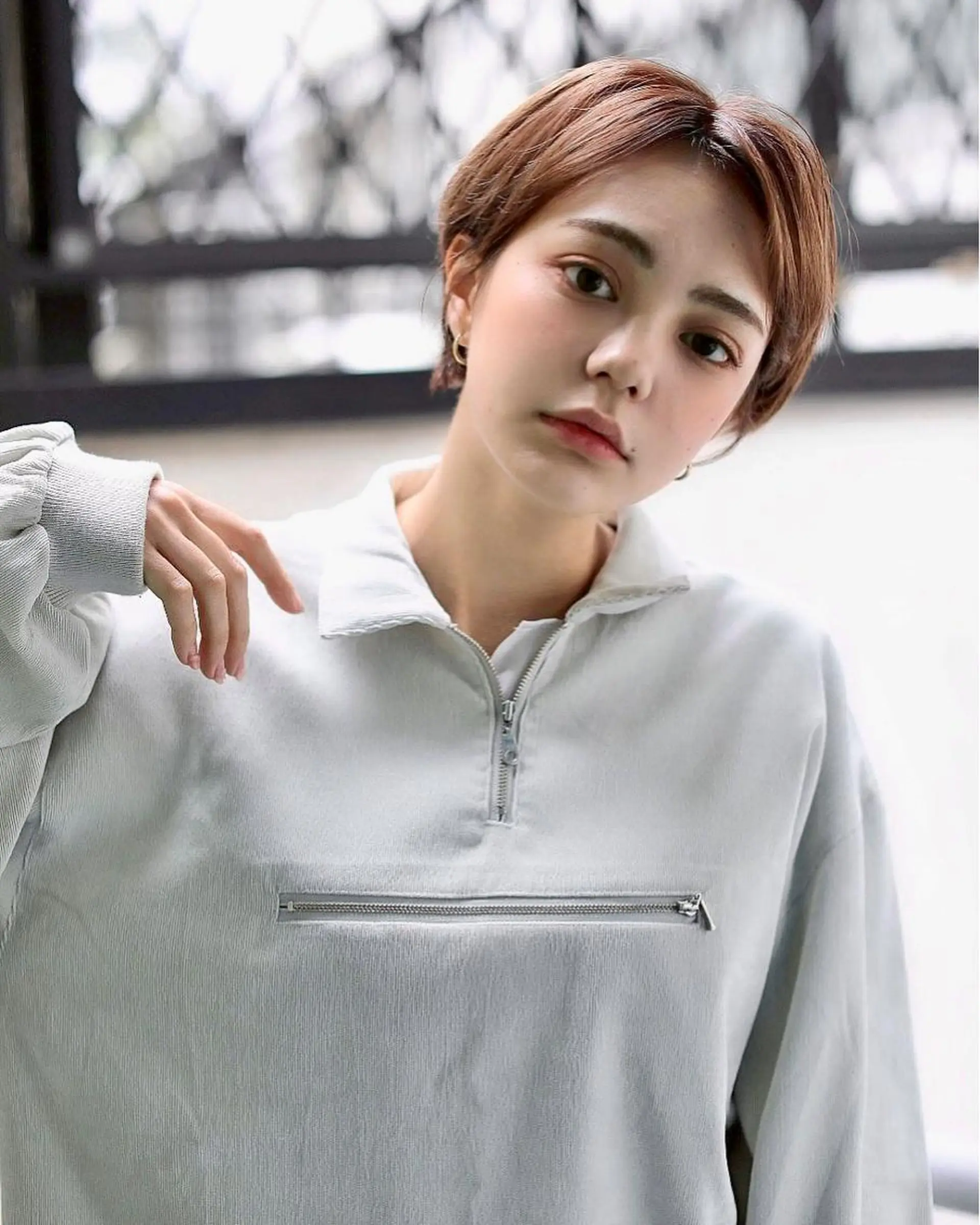 ショート カラー ハンサムショート ブラウンカラー ピンクカラー ピンクブラウン ショートヘア カット ヘアカラー 🫧似合わせヘア/ 副店長＊千葉のヘアスタイル