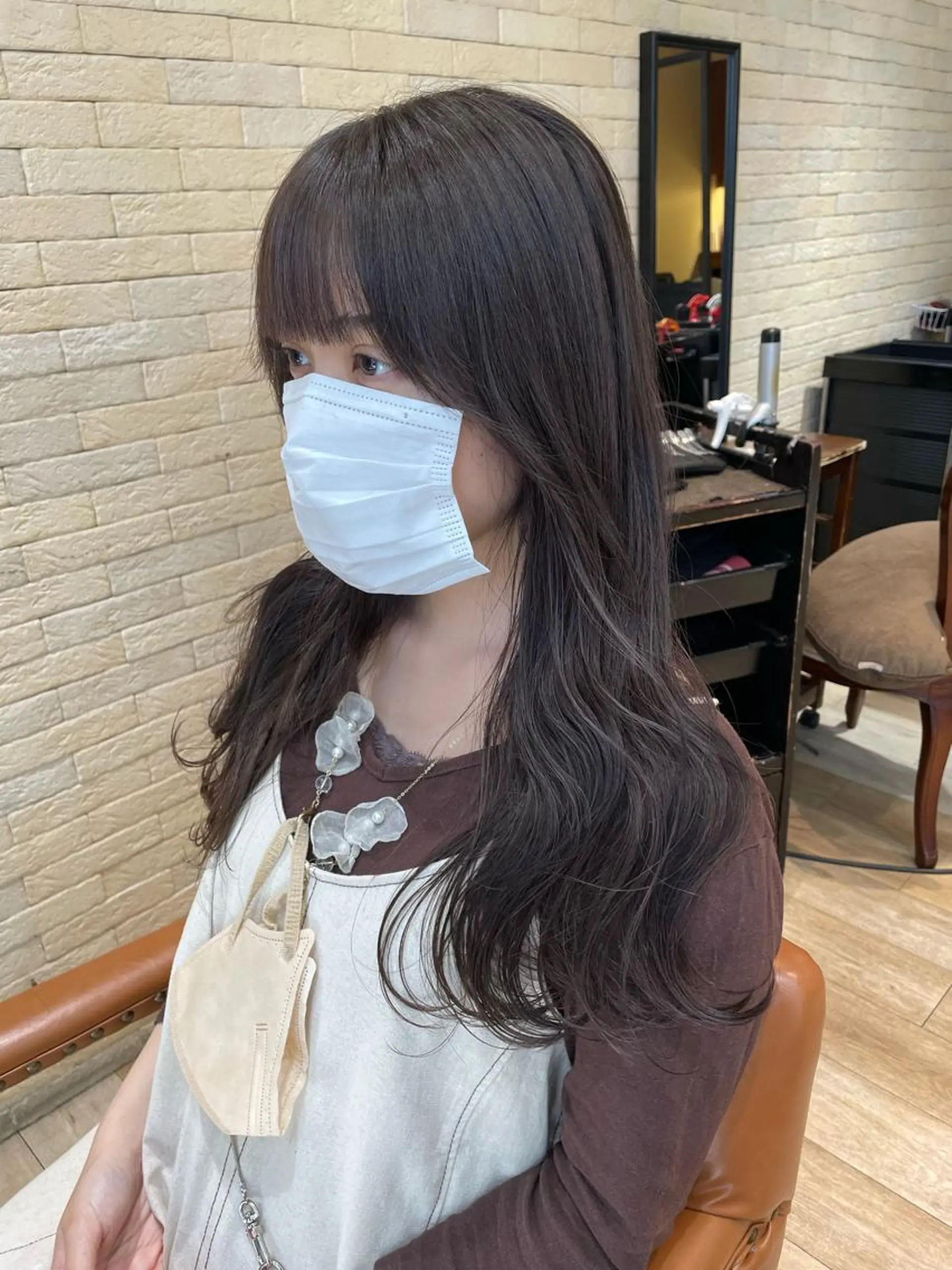 ロング 亀川蓮 Agu hairのヘアスタイル
