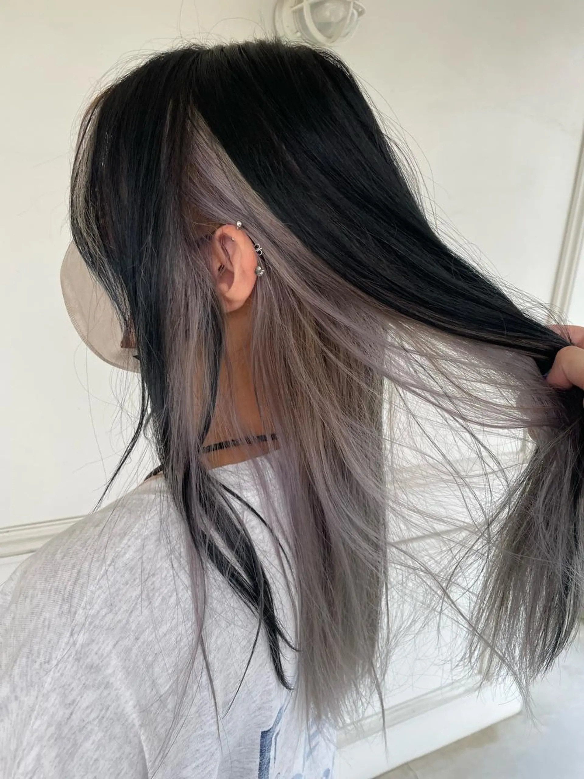 ロング カラー ヘアカラー 長岡 香澄のヘアスタイル