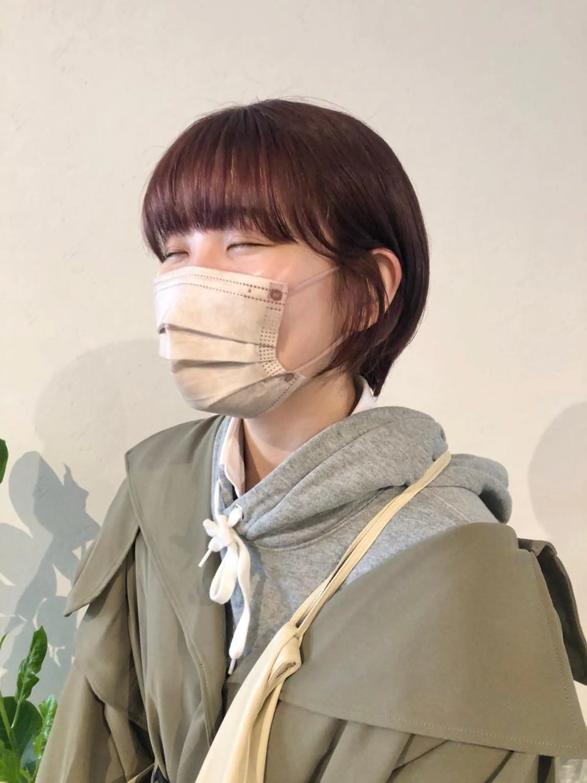 ショート カラー ショートボブ ハンサムショート ベージュカラー ブリーチ ブラウンカラー ショート/パーマ/ カラー/FUKOのヘアスタイル