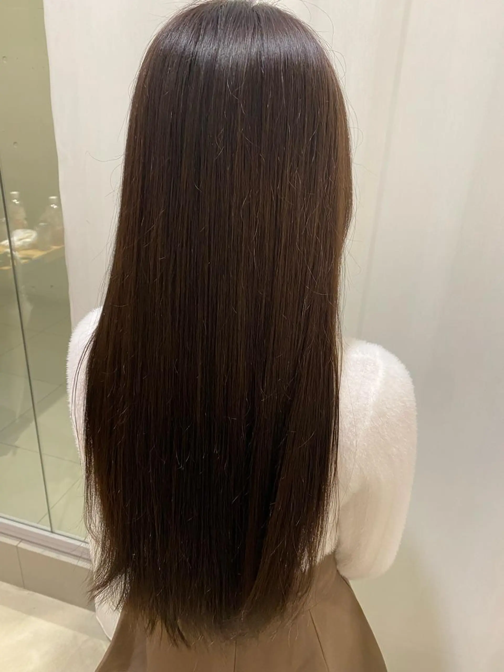 ロング カラー カット ヘアカラー トリートメント 田中 アキオのヘアスタイル