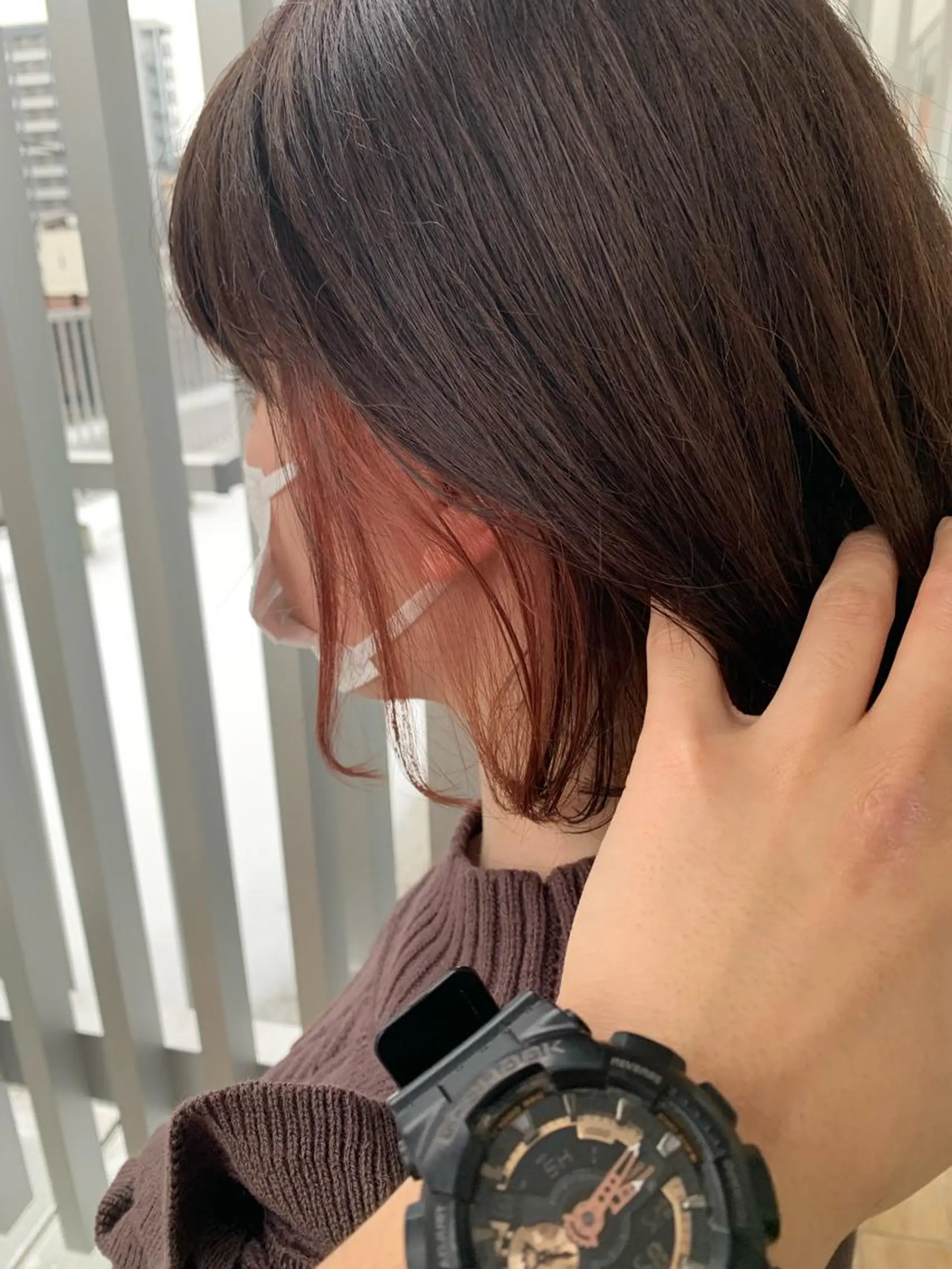 ミディアム カラー OON仙台一番町店所属・足立 崇明のヘアスタイル