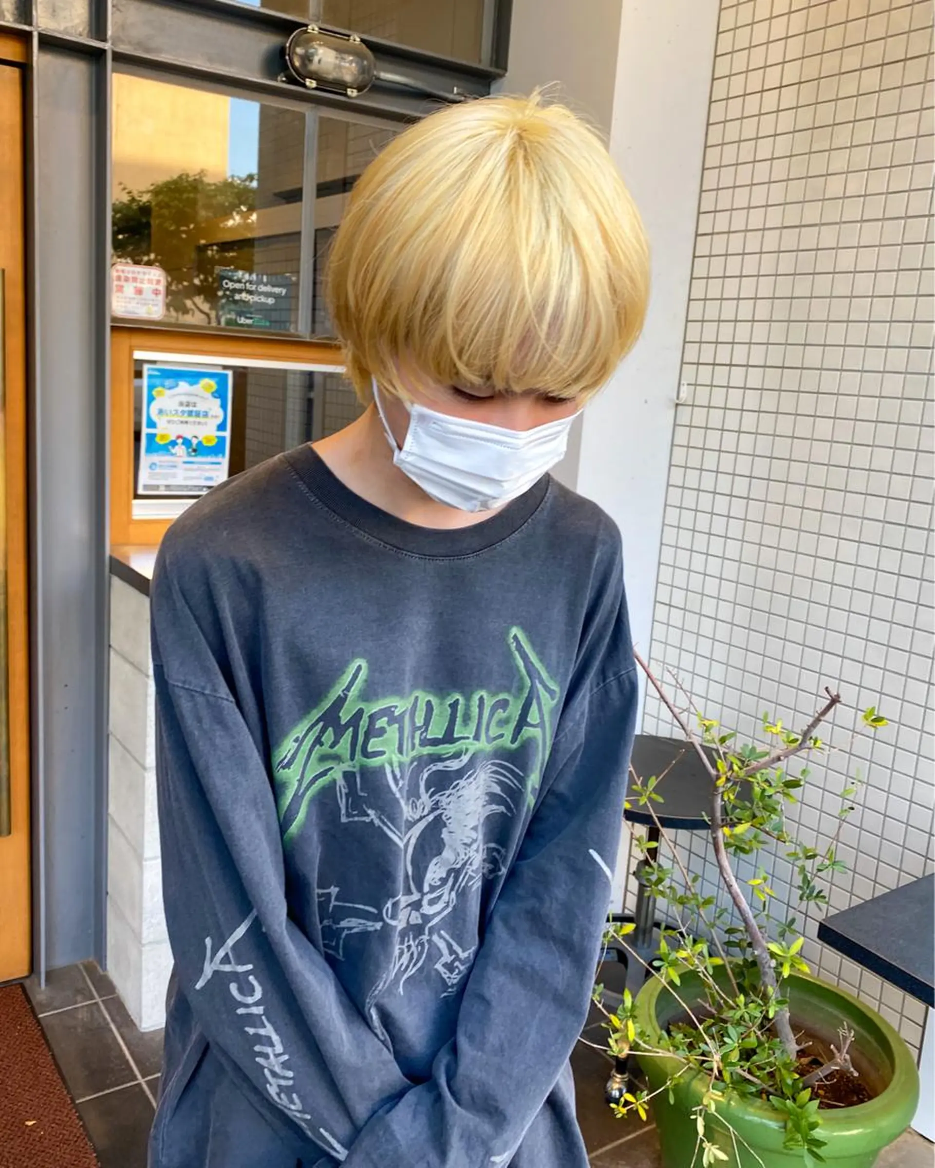 カラー メンズ メンズブリーチ ブリーチ 抜きっぱなしブロンド ブロンド カット ヘアカラー 栄/矢場町 三井太朗のヘアスタイル