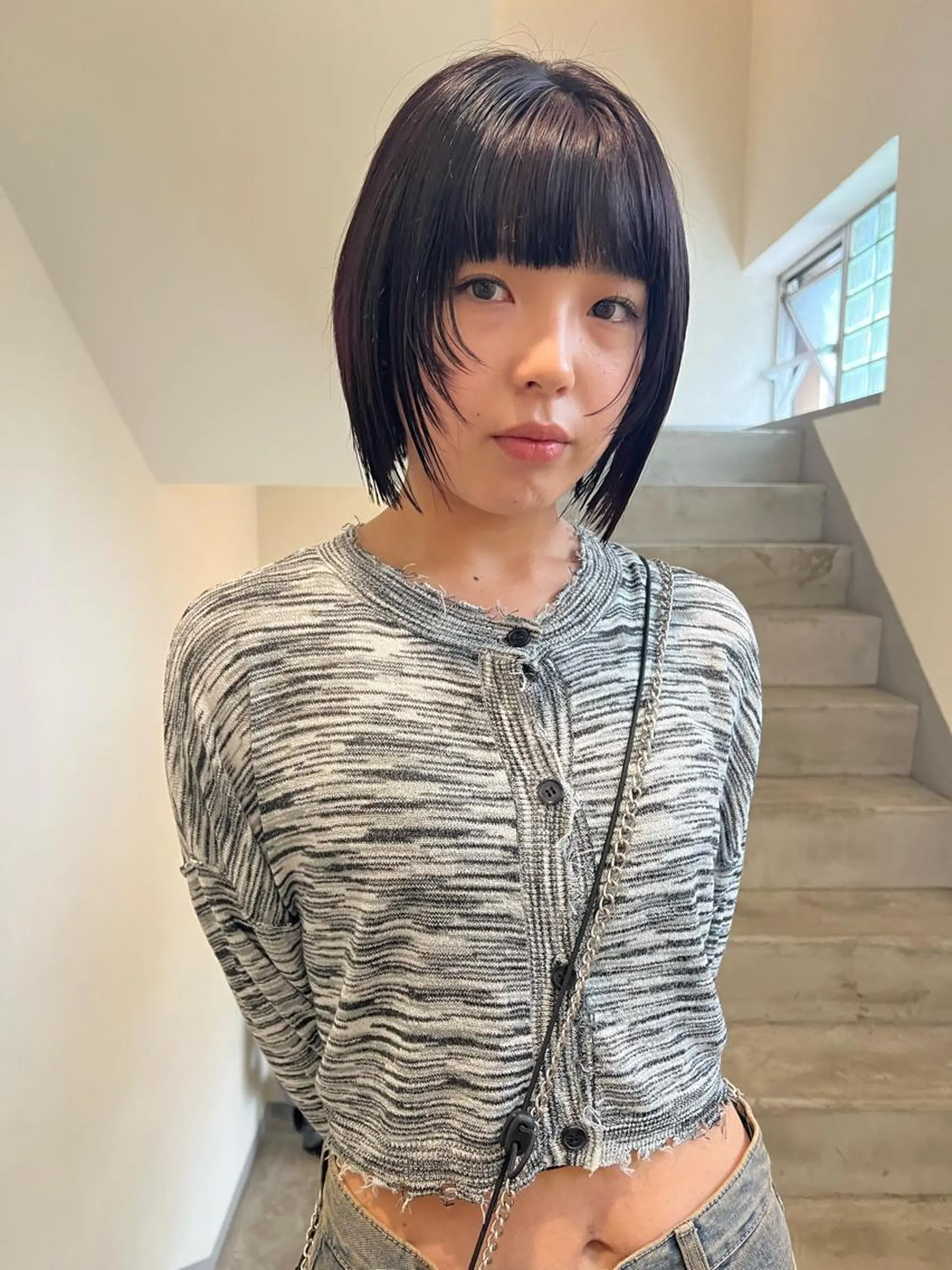 ショート タナカ レイのヘアスタイル