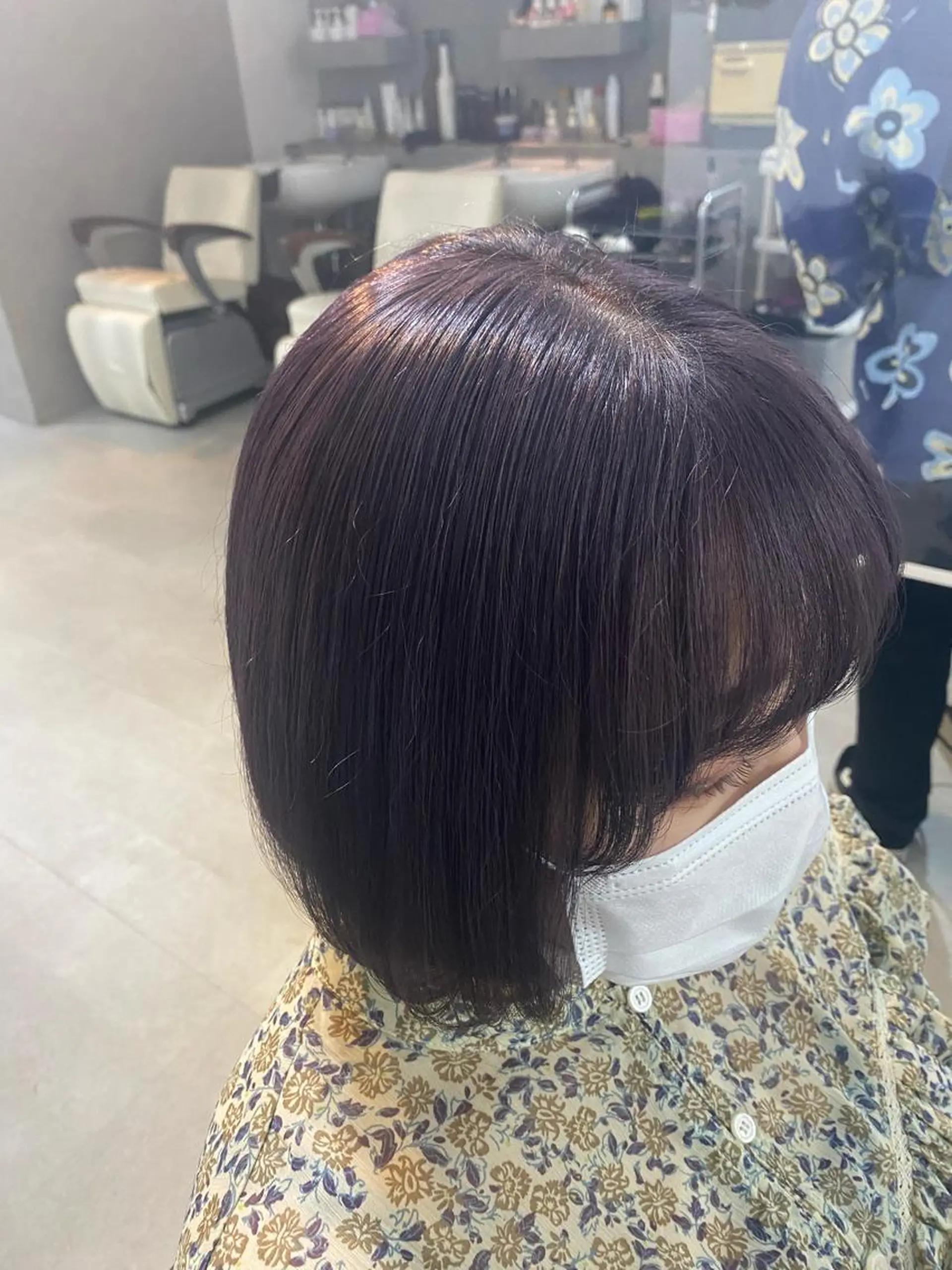 ショート カラー 銀座⚜️【脱白髪染め 美髪矯正】トグチのヘアスタイル