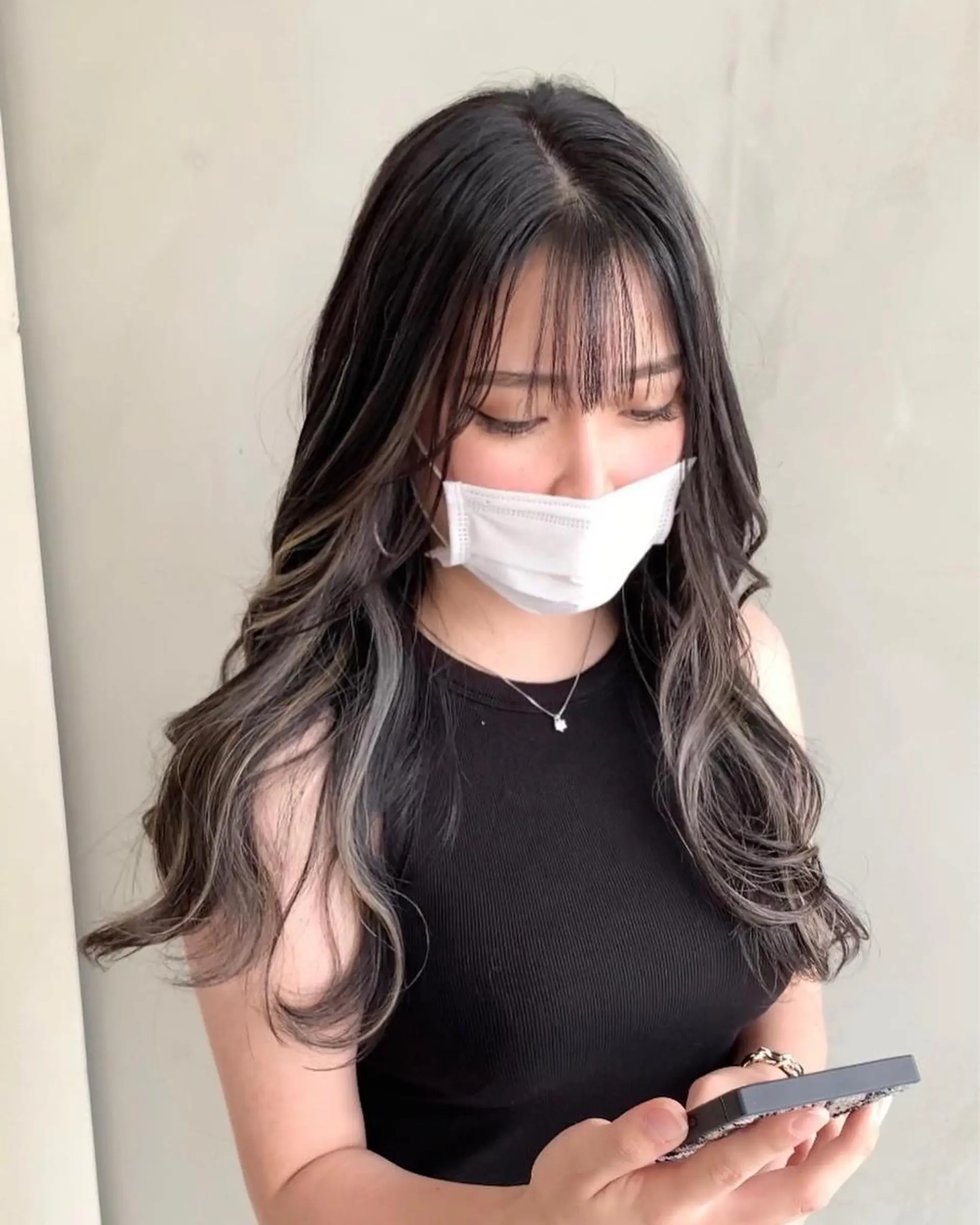 ロング カラー カット ヘアカラー トリートメント lafith hair leco所属・西金 徹のヘアスタイル