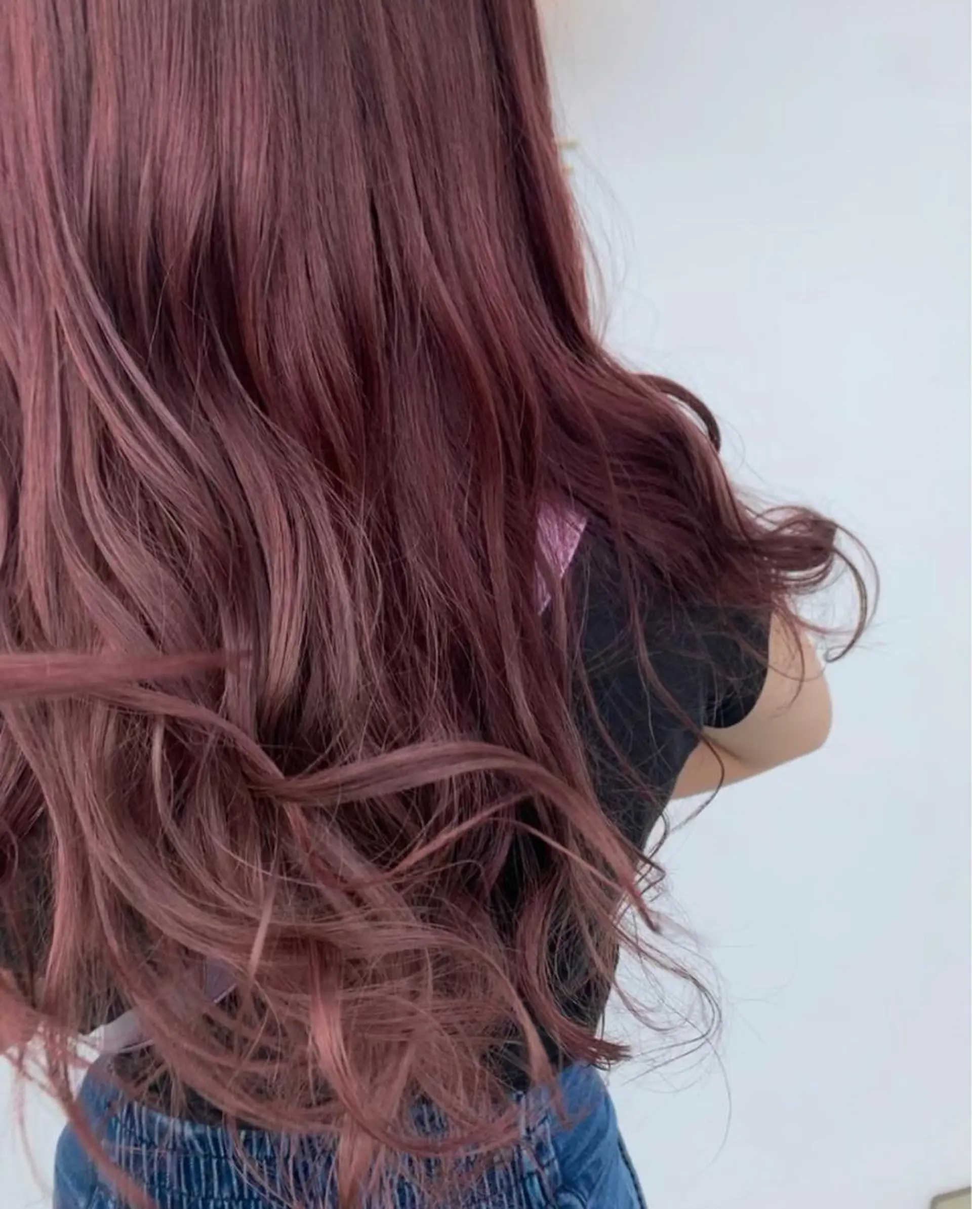 セミロング カラー ブリーチ ピンクカラー ヘアカラー 中目黒🌼 🌼ハナのヘアスタイル