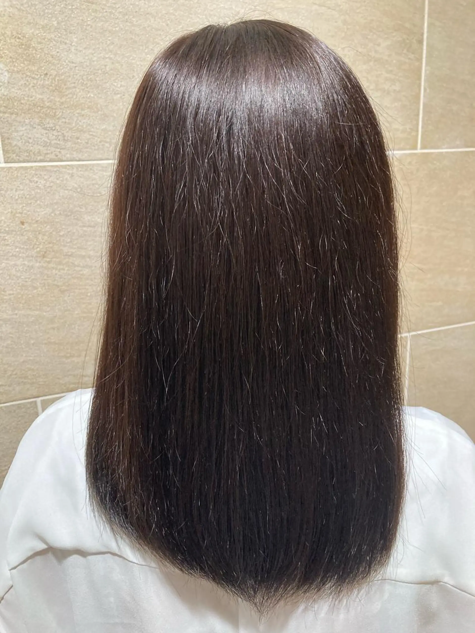 ミディアム カラー アッシュ 宮原 佳苗のヘアスタイル