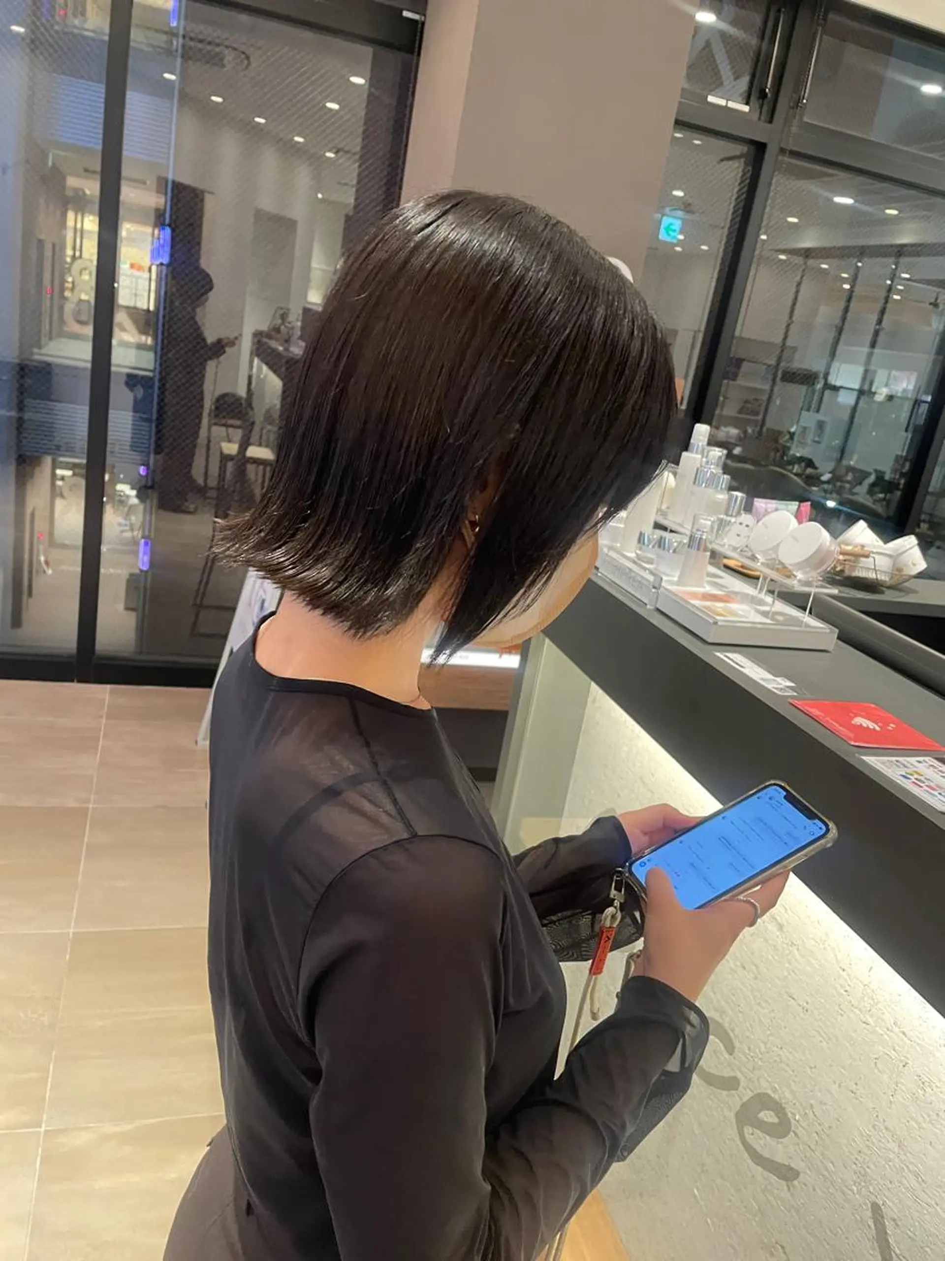 ショート カラー ブラウンカラー カット ヘアカラー トリートメント 韓国カラーレイヤー ／Mizukiのヘアスタイル