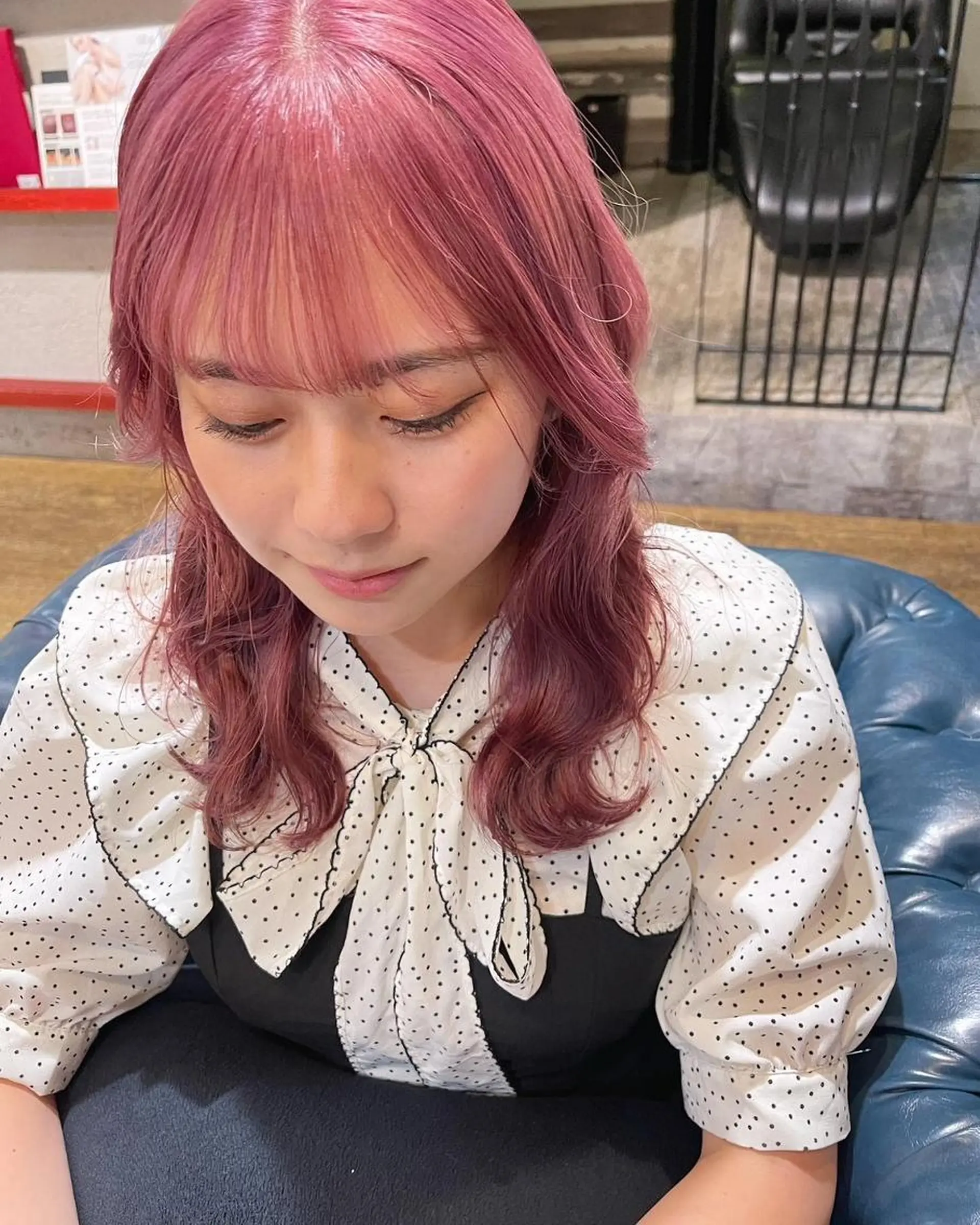 ミディアム カラー アティリー 西梅田のヘアスタイル