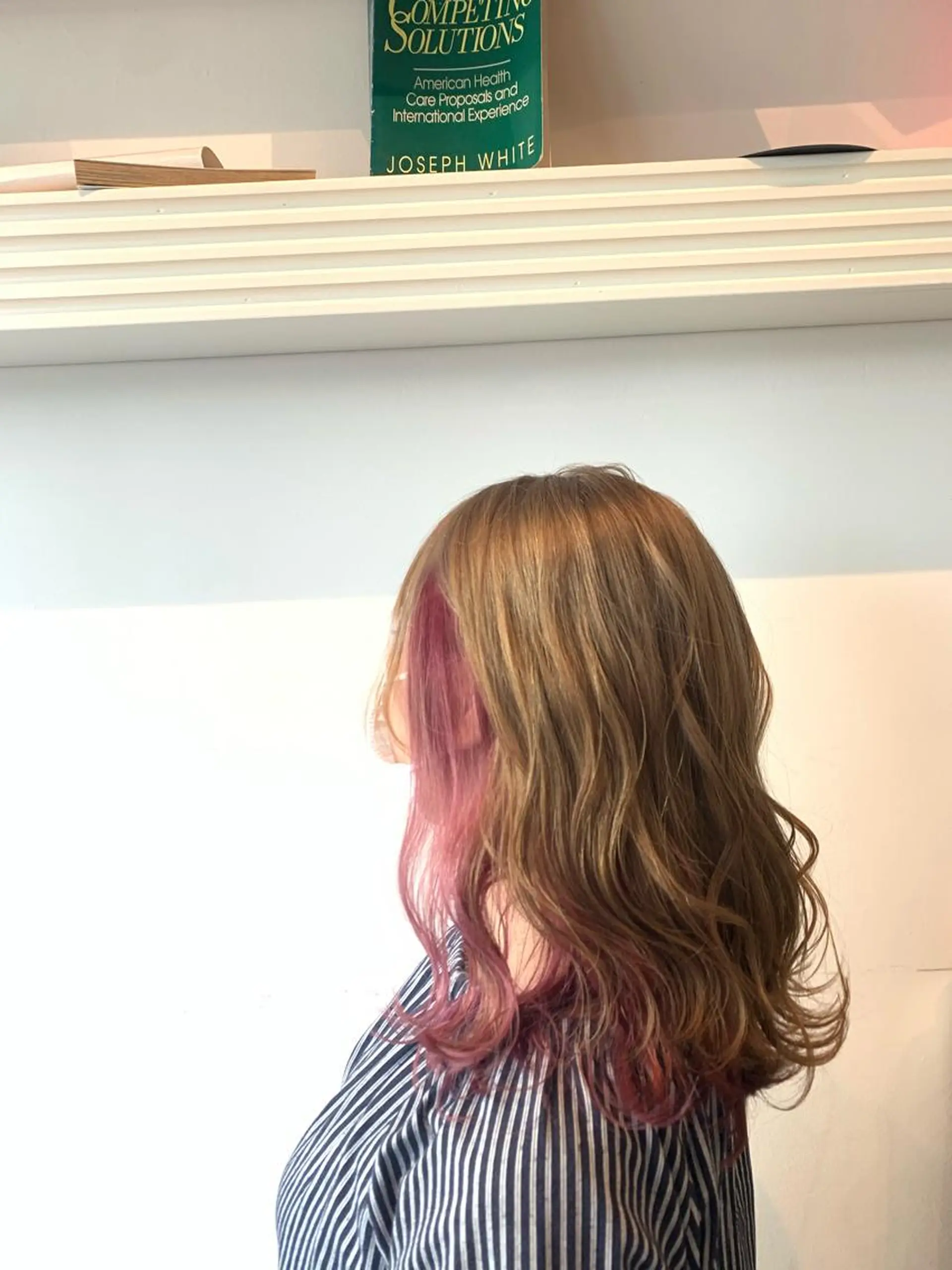 セミロング ヘアカラー トリートメント ヘッドスパ ヘアセット 山口 竣也のヘアスタイル