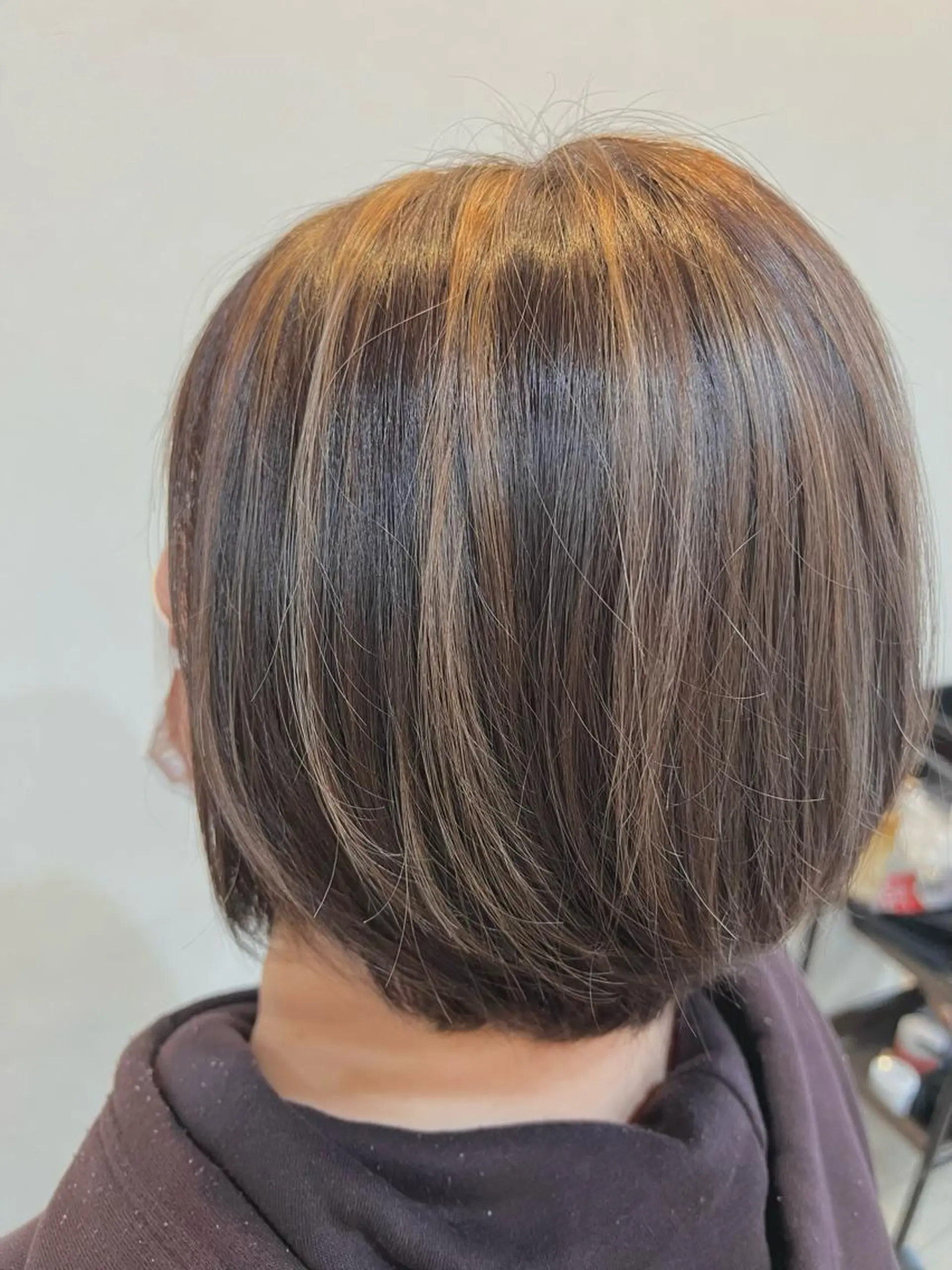 ショート カラー ベージュカラー ハイライトカラー ハイライト 美容室 Jフィドルファドル所属・わきた かずなのヘアスタイル