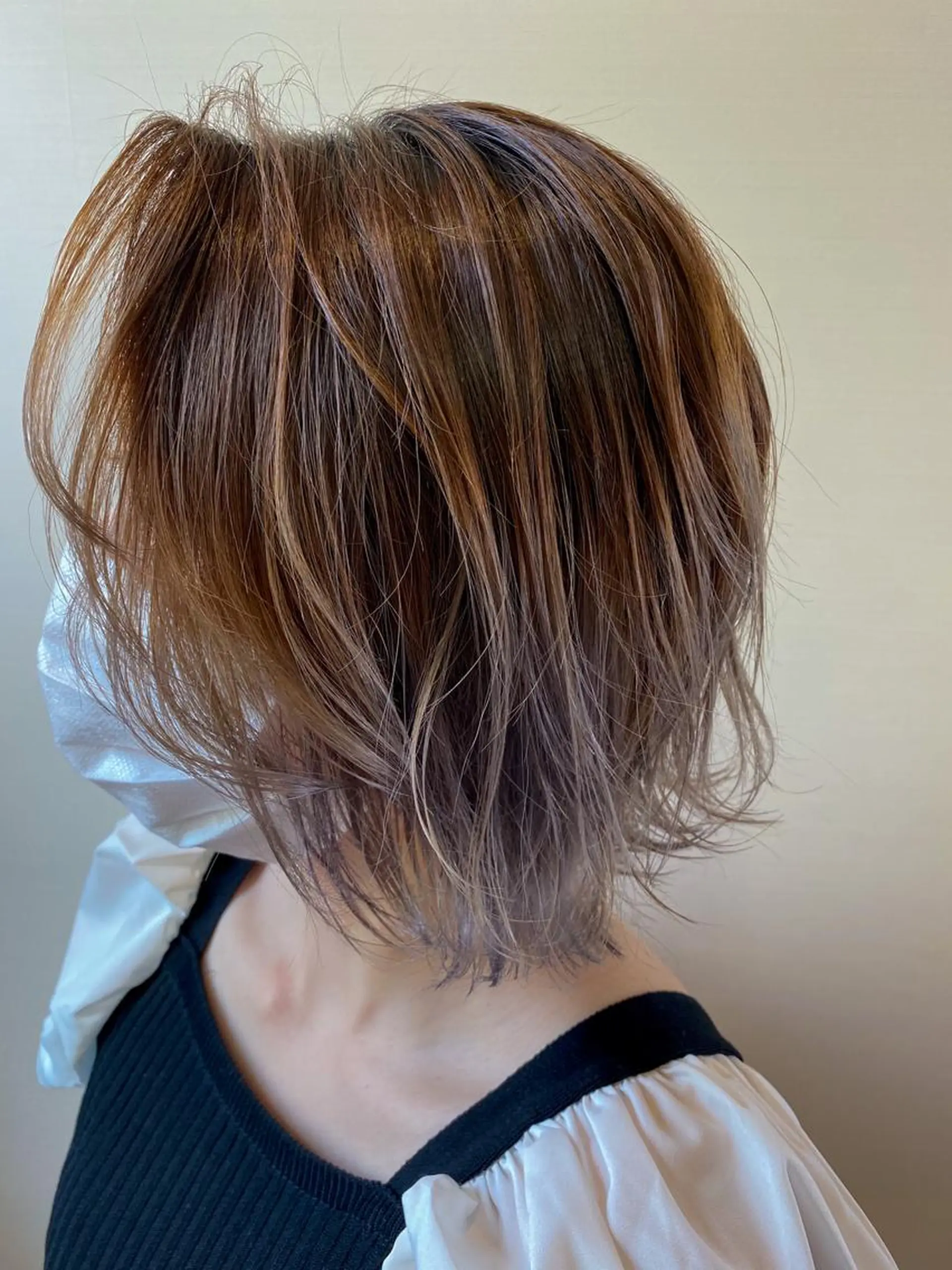 ミディアム カラー ✴︎ヒラガカナ✴︎ ECLAT HAIRのヘアスタイル