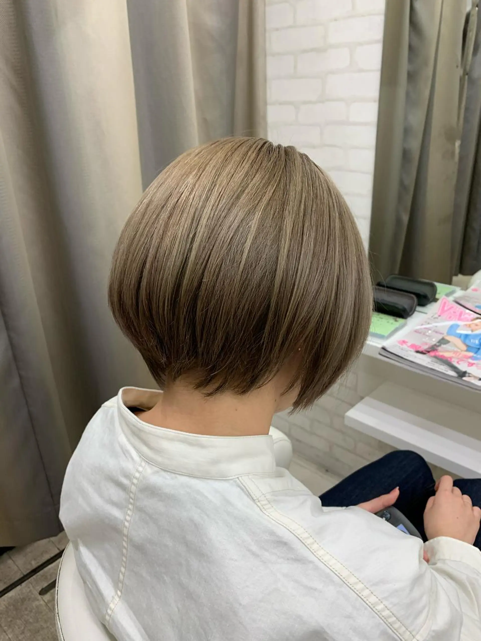 ショート カラー 大橋 一智のヘアスタイル
