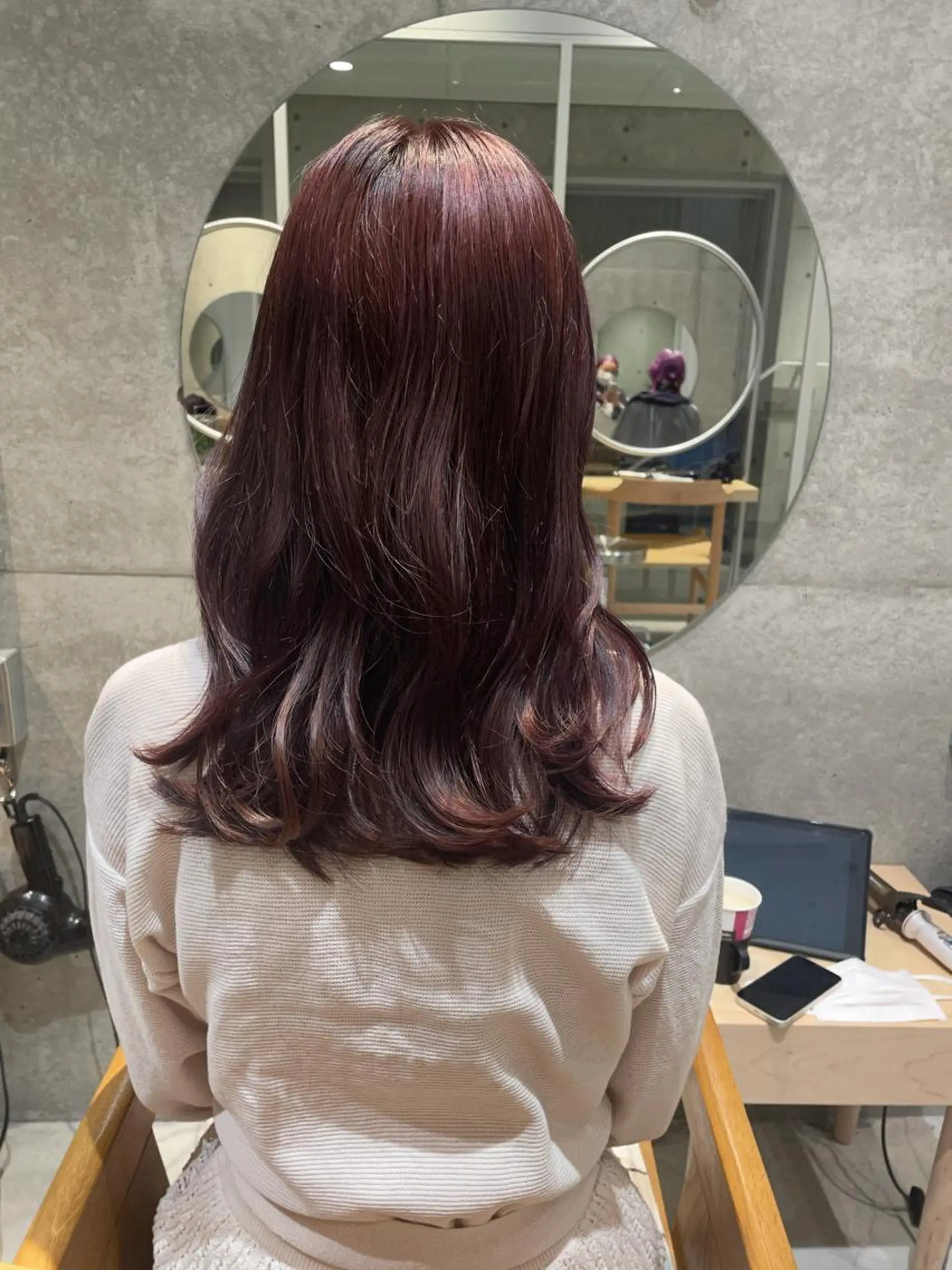 ロング カラー ブリーチ ブリーチなしカラー レイヤーカット🎀 kanaのヘアスタイル