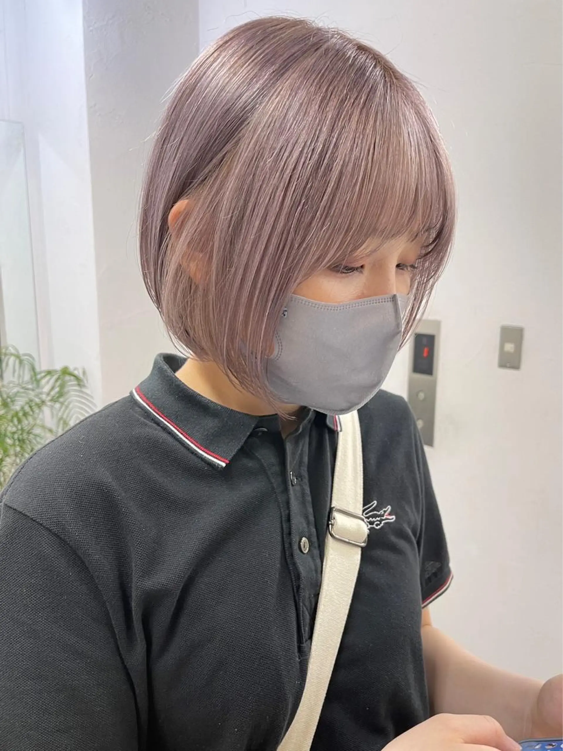 ショート ボブ 🧸艶々韓国ヘア 🧁mizunaのヘアスタイル