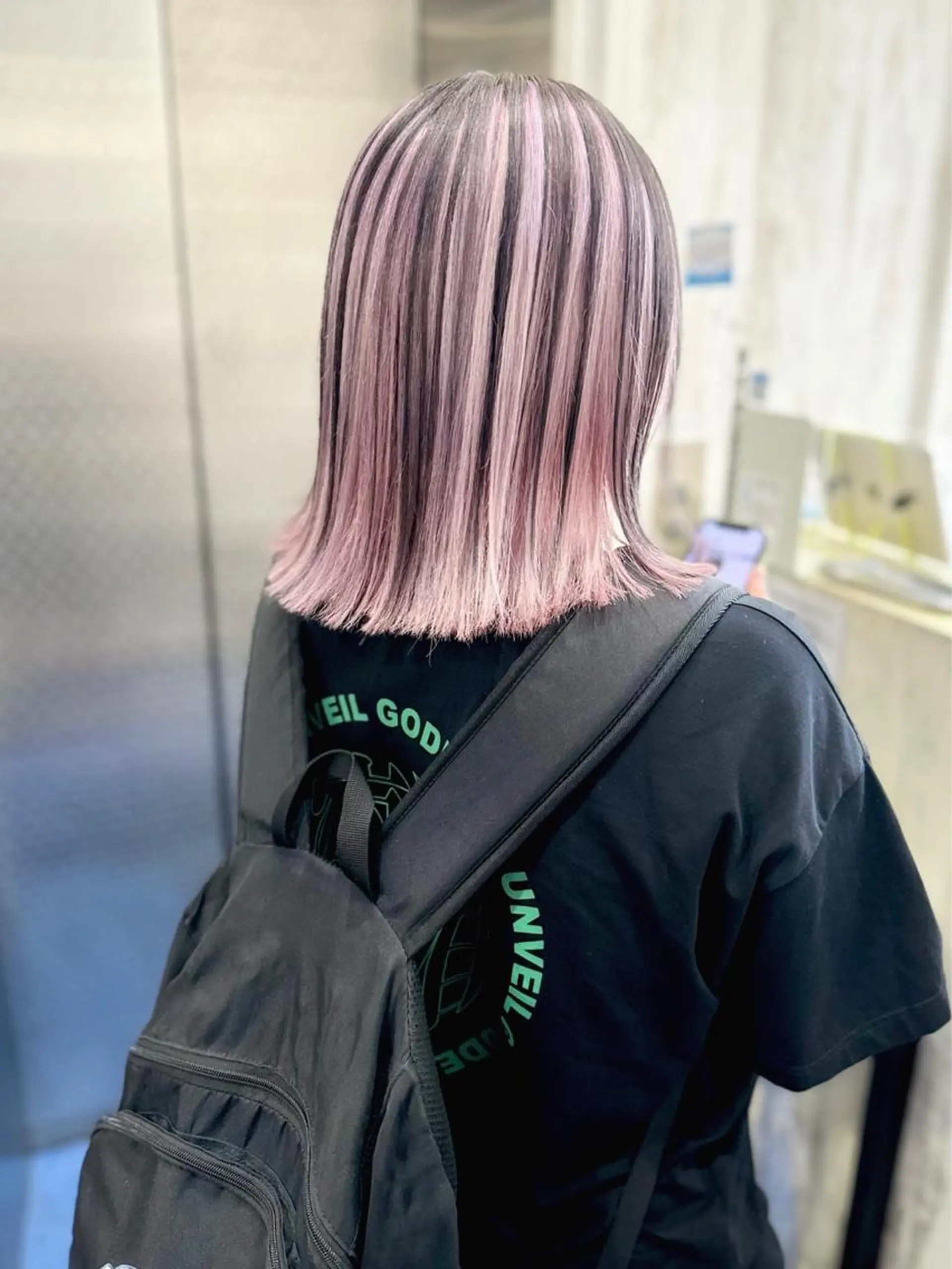 ショート カラー white．梅田所属・GATE. カラーモデル募集のヘアスタイル