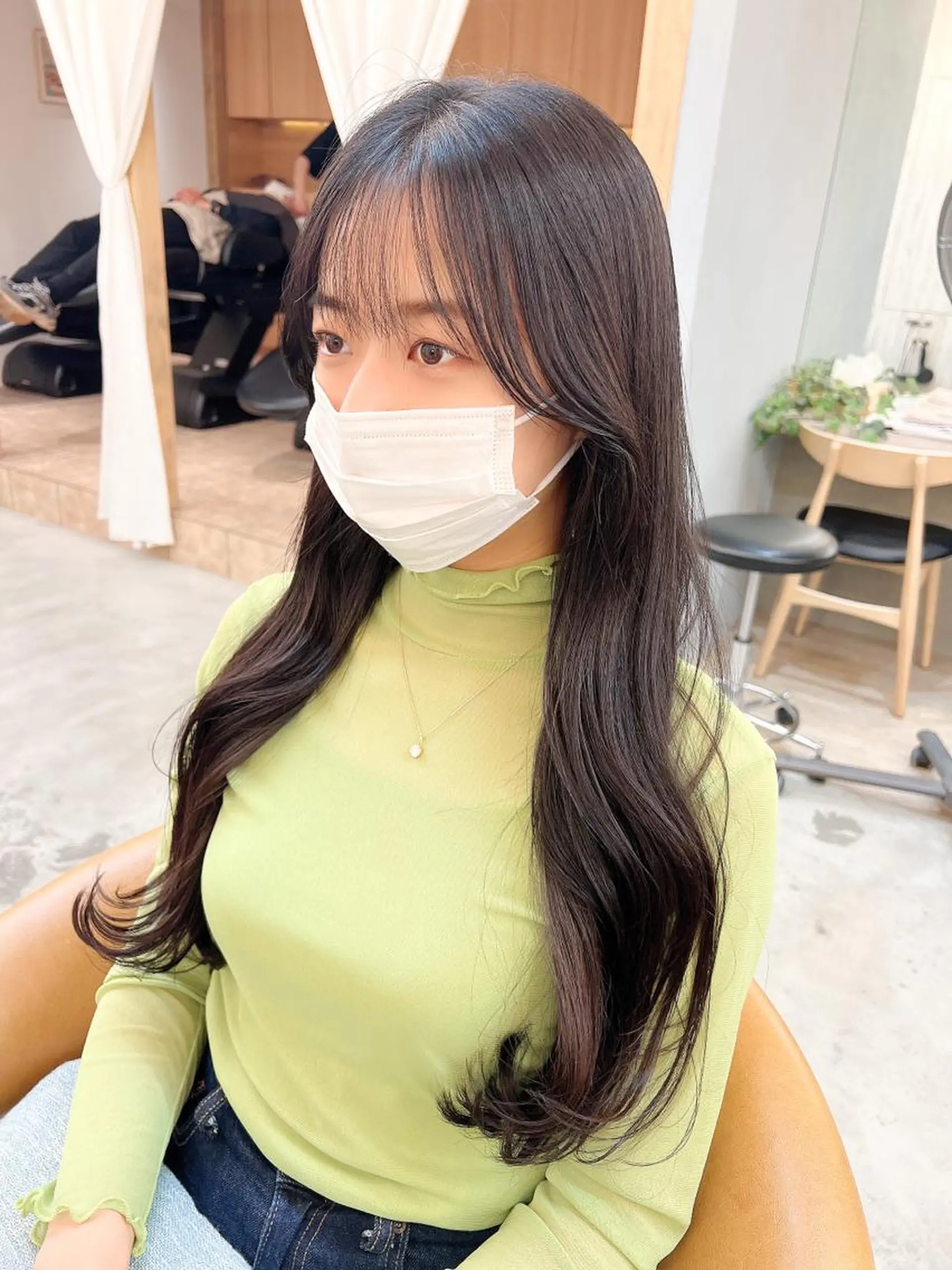 ロング カット ヘアカラー トリートメント 🌷韓国レイヤー/艶 カラー🇰🇷amiのヘアスタイル