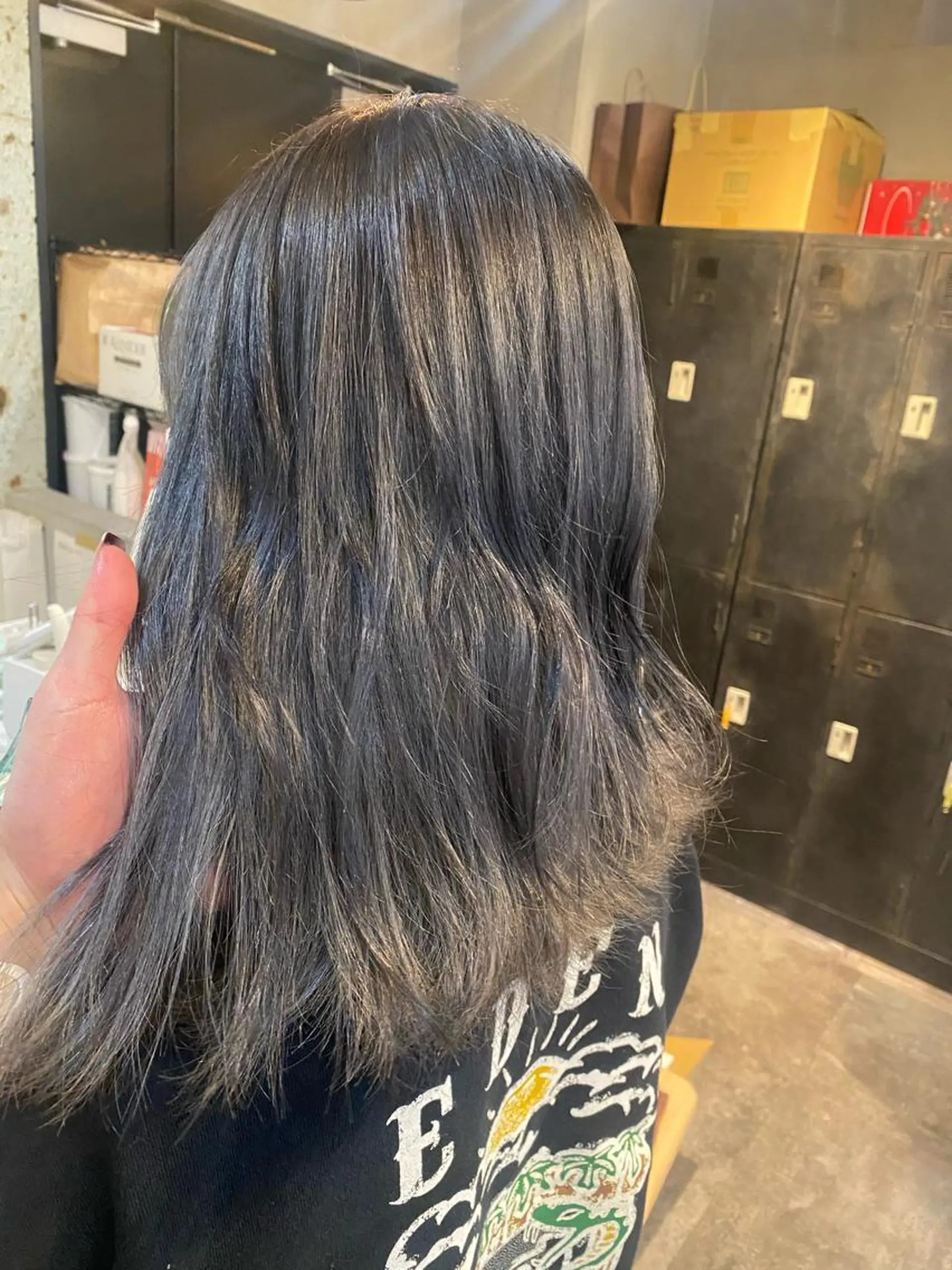 セミロング ヘアカラー トリートメント sail所属・sail ミウのヘアスタイル