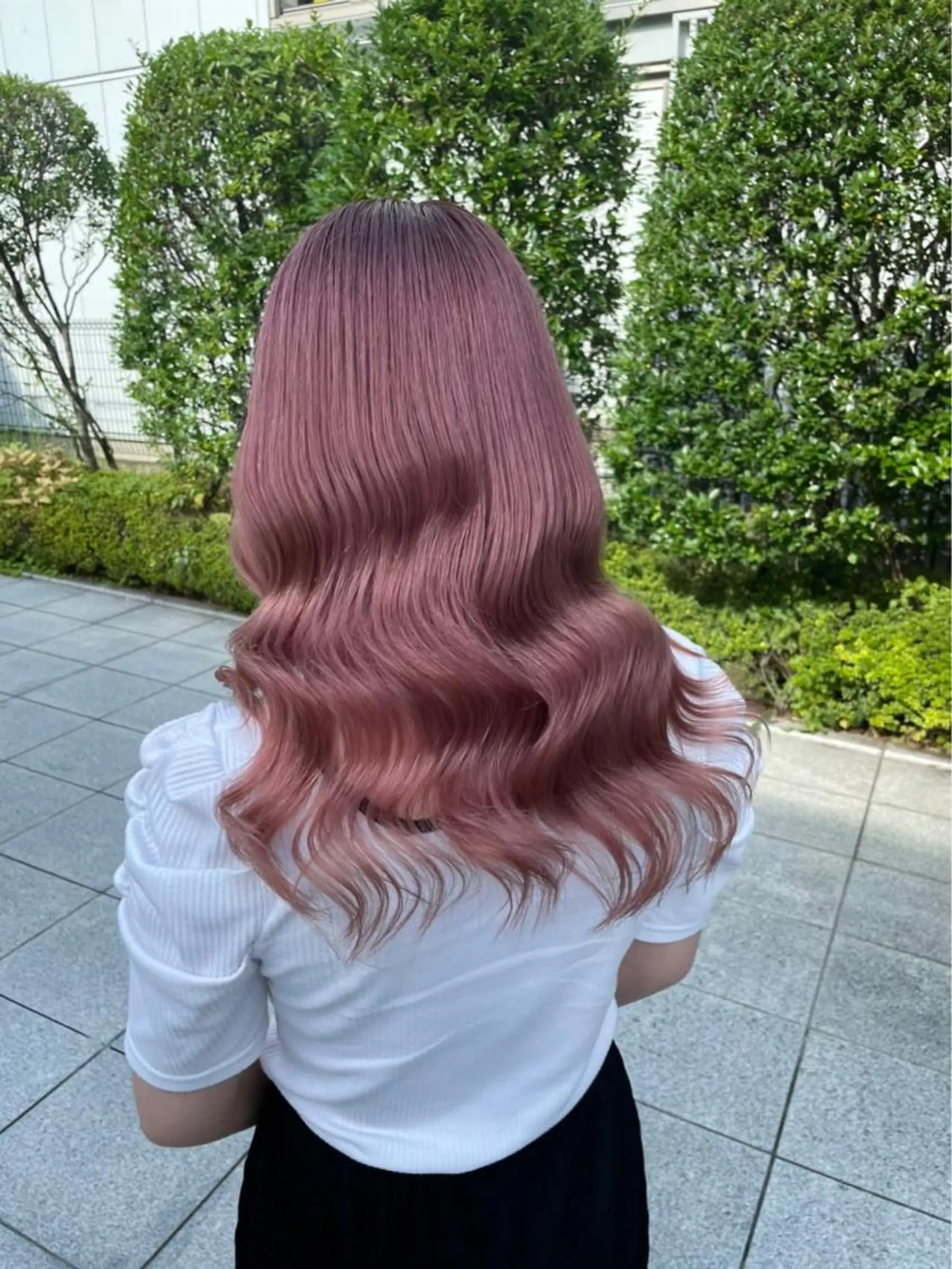 ロング カラー ヘアアレンジ Bob＆ハイトーン 専門家CHIHIROのヘアスタイル