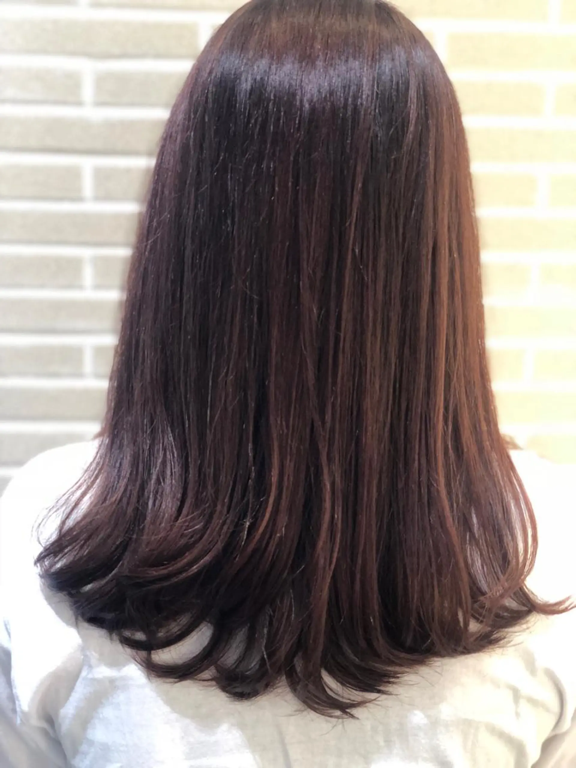 ロング カラー カット ヘアカラー トリートメント 山北 咲子のヘアスタイル