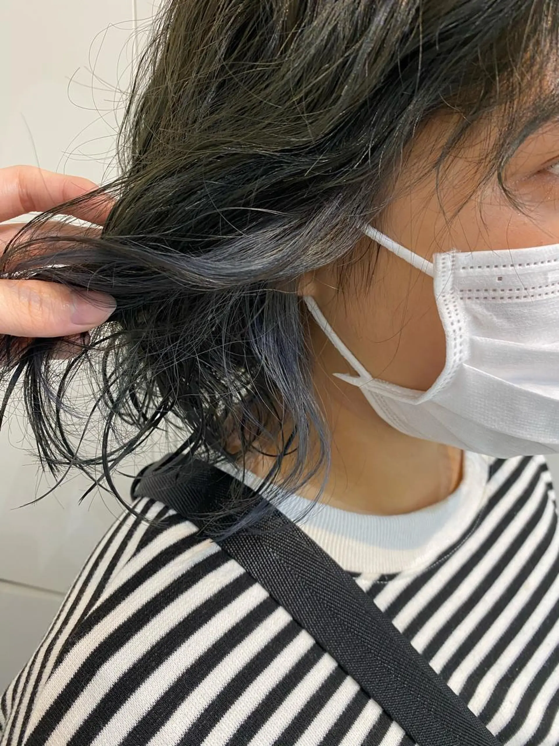 ショート カラー ブルーカラー ヘアカラー トリートメント 🎀暖色カラー🎀 おかだみほのヘアスタイル