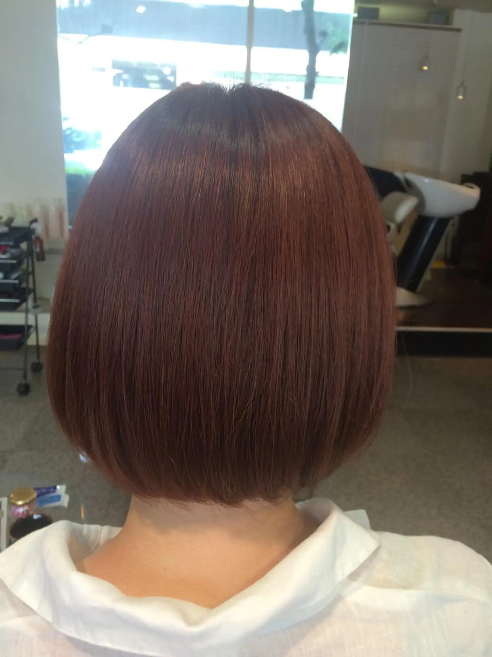 ショート カラー ピンクカラー chancello  Hairチャンチェロのヘアスタイル