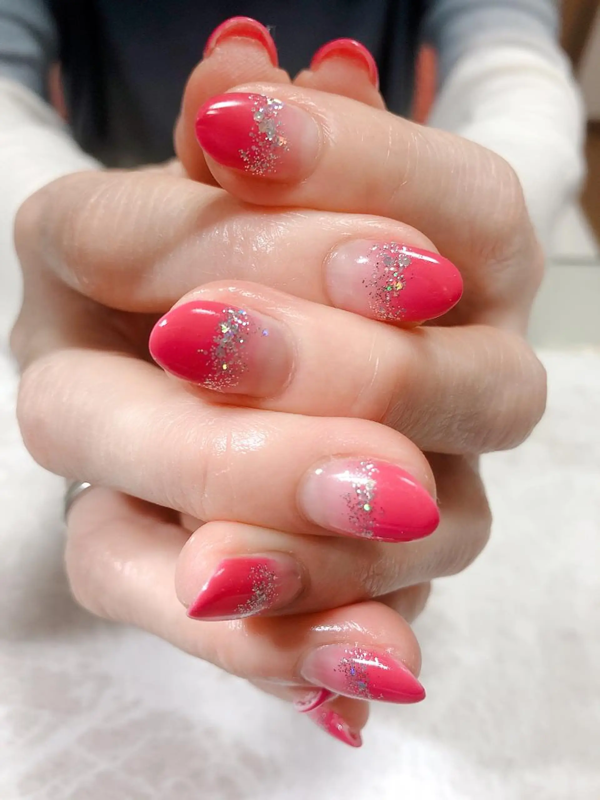 ネイル ラメ(グリッター) ハンドネイル Lokahi NAILのネイルデザイン