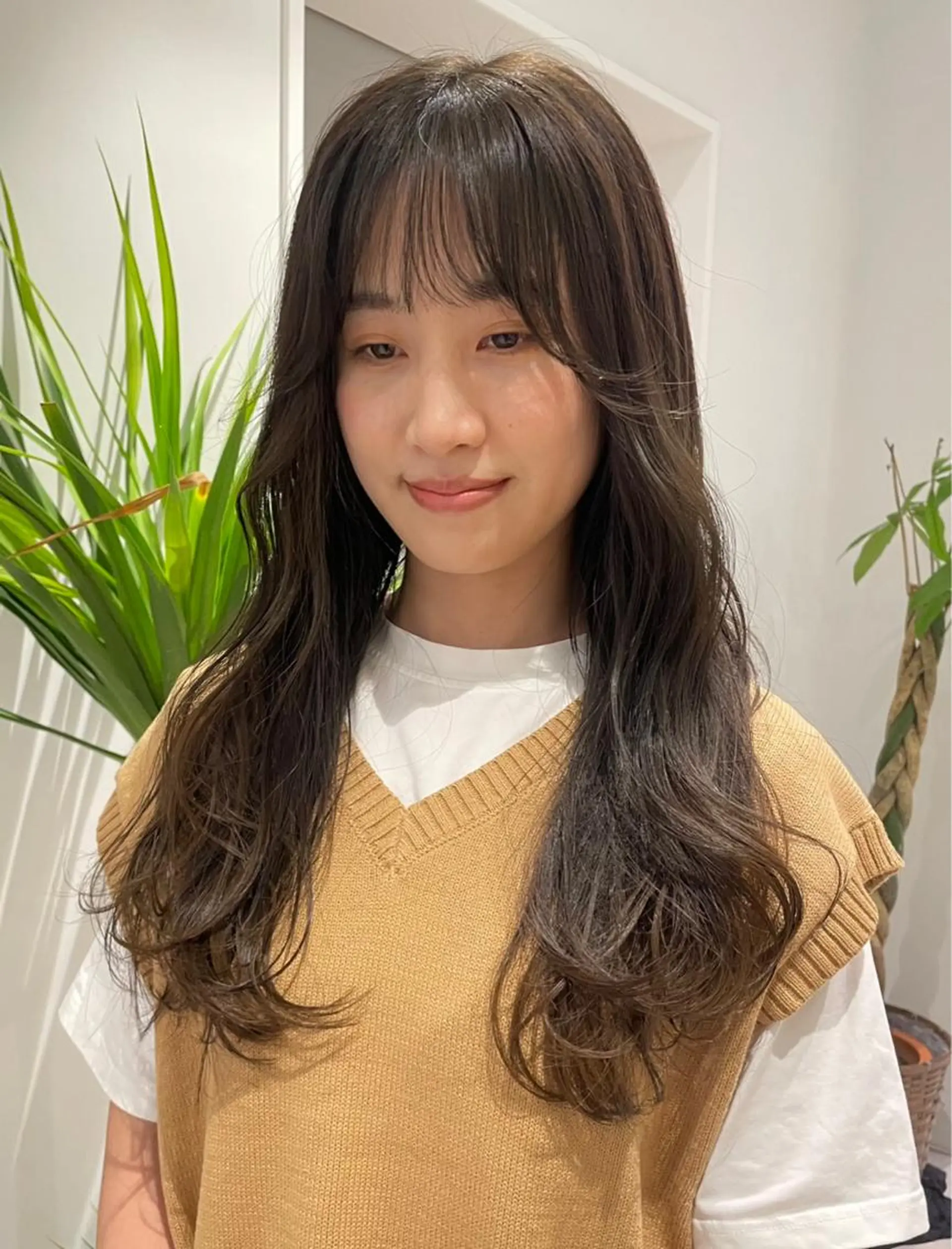 ロング カラー ベージュカラー ヘアカラー トリートメント GO TODAY 新宿Aura店所属・ベージュ🤎透明感 カラー🤎anriのヘアスタイル