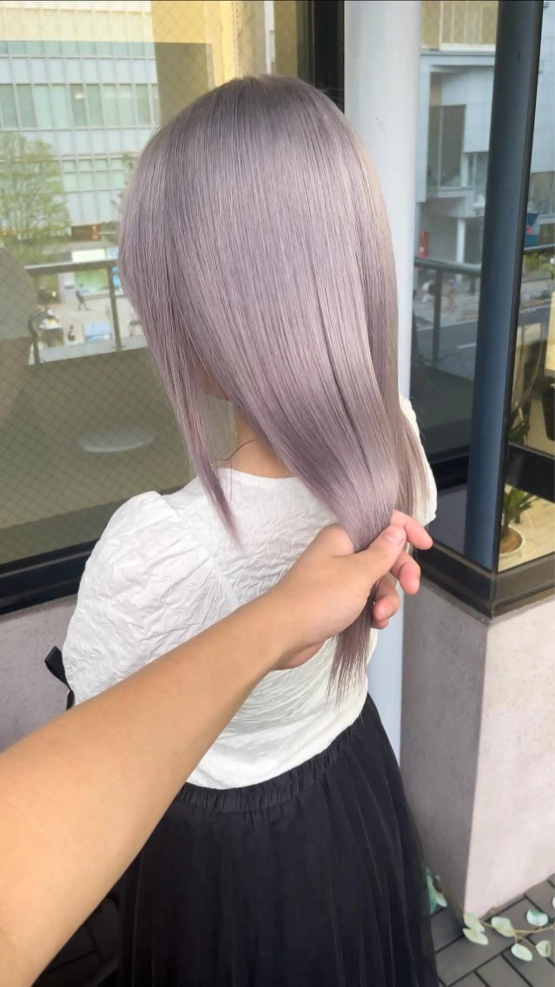 セミロング カラー 高島大登/顔周り /ミルクティーのヘアスタイル