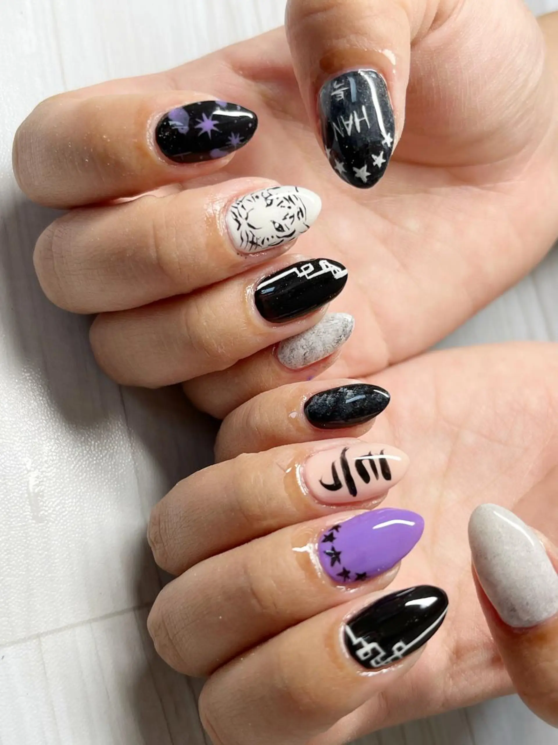 ショート ハンドネイル Colorer ☆のネイルデザイン