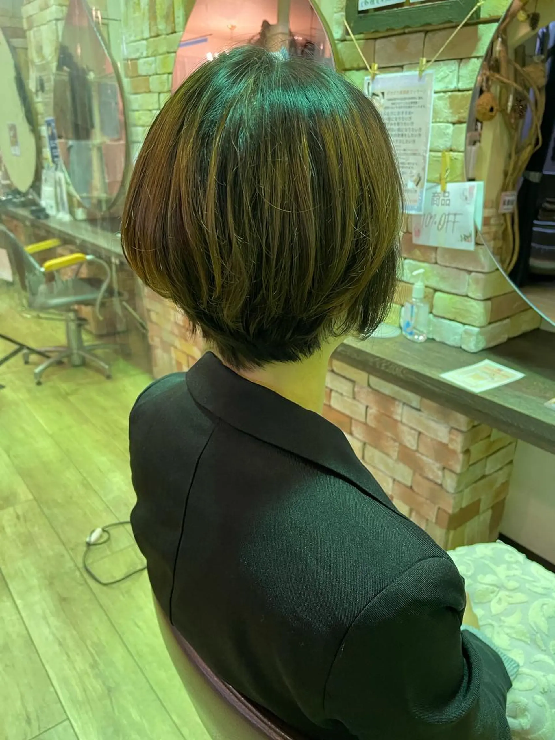 ショート hair  make echo所属・hair make echo滿木あい花のヘアスタイル