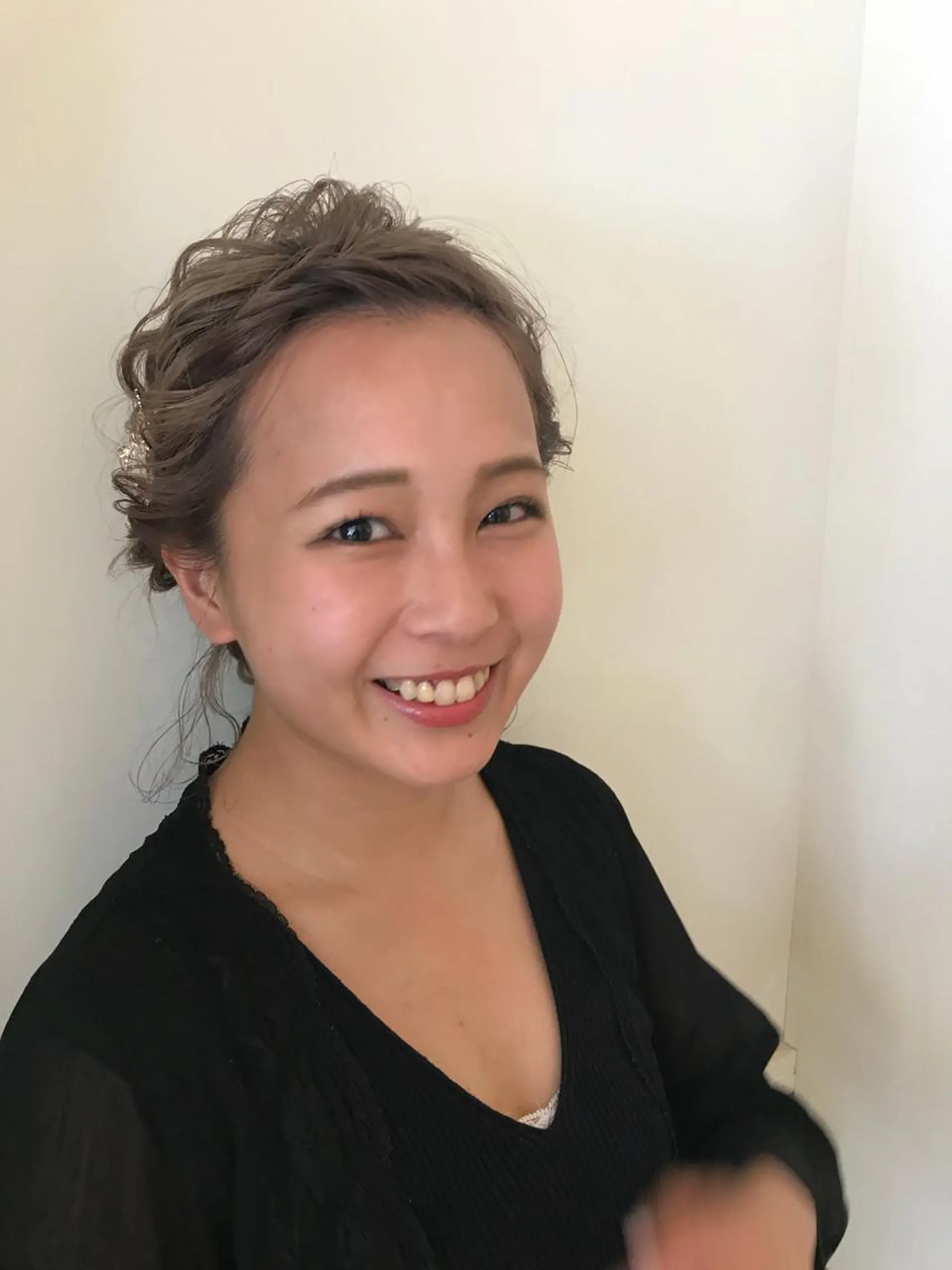 ショート ヘアアレンジ 結婚式・ブライダル 清水 ちひろ ✄トップスタイリストのヘアスタイル