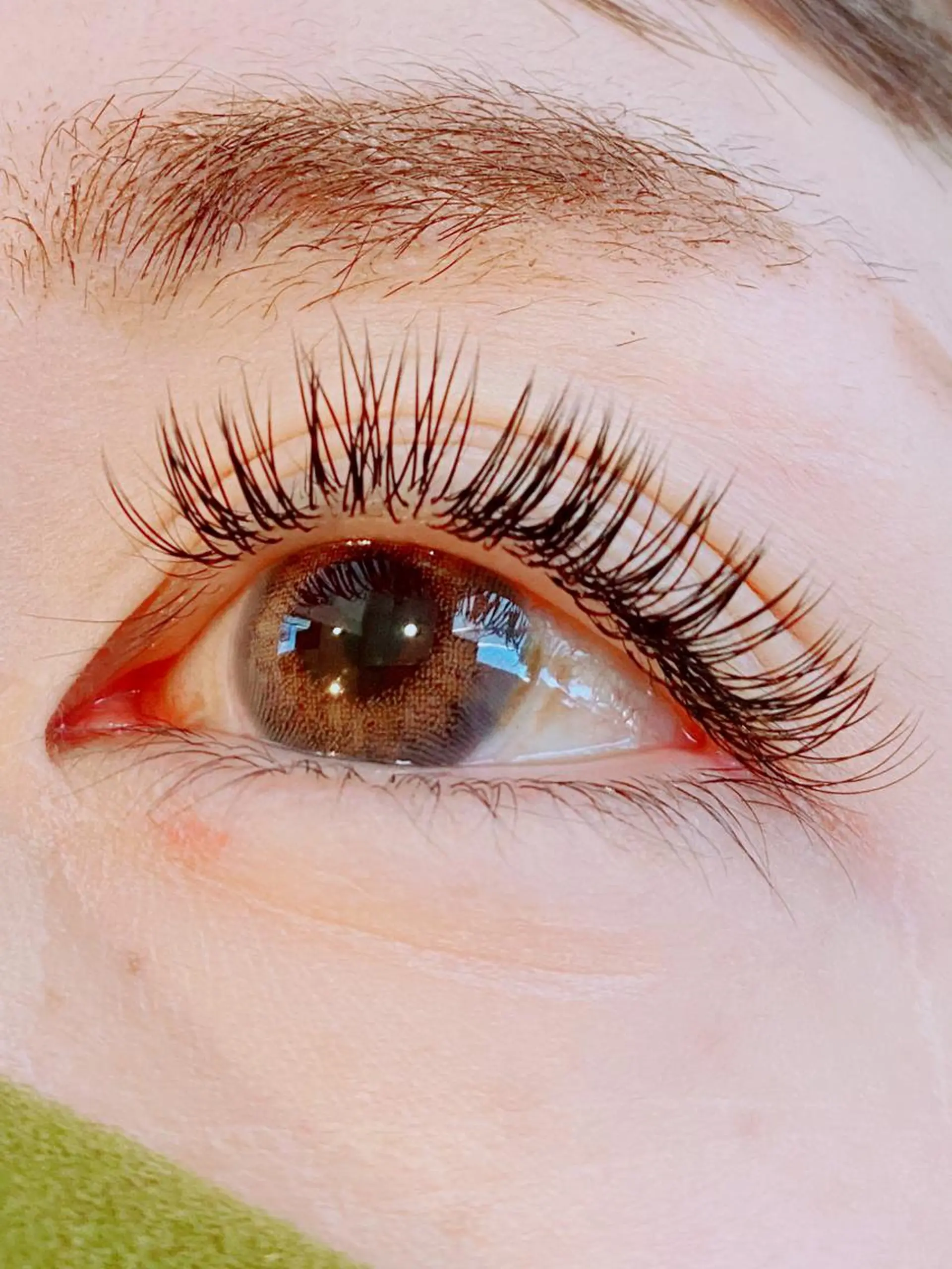 マツエク・マツパ 付け放題 フラットラッシュ EYE CHARMANTのマツエク・マツパデザイン
