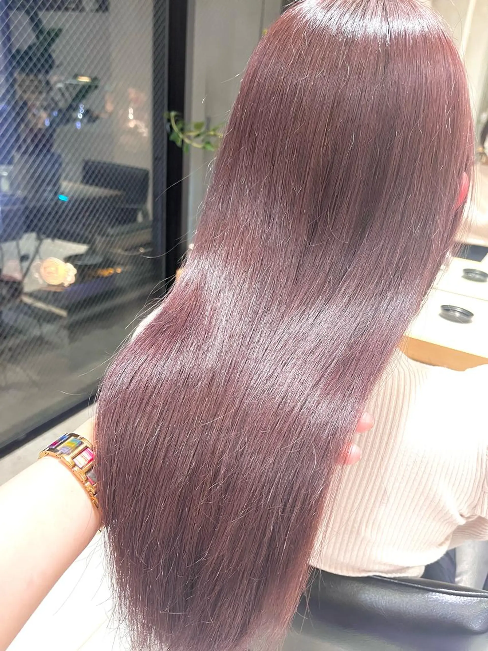 ロング カラー カット ヘアカラー トリートメント ヘッドスパ 🎀艶モテカラー🎀 彩季のヘアスタイル