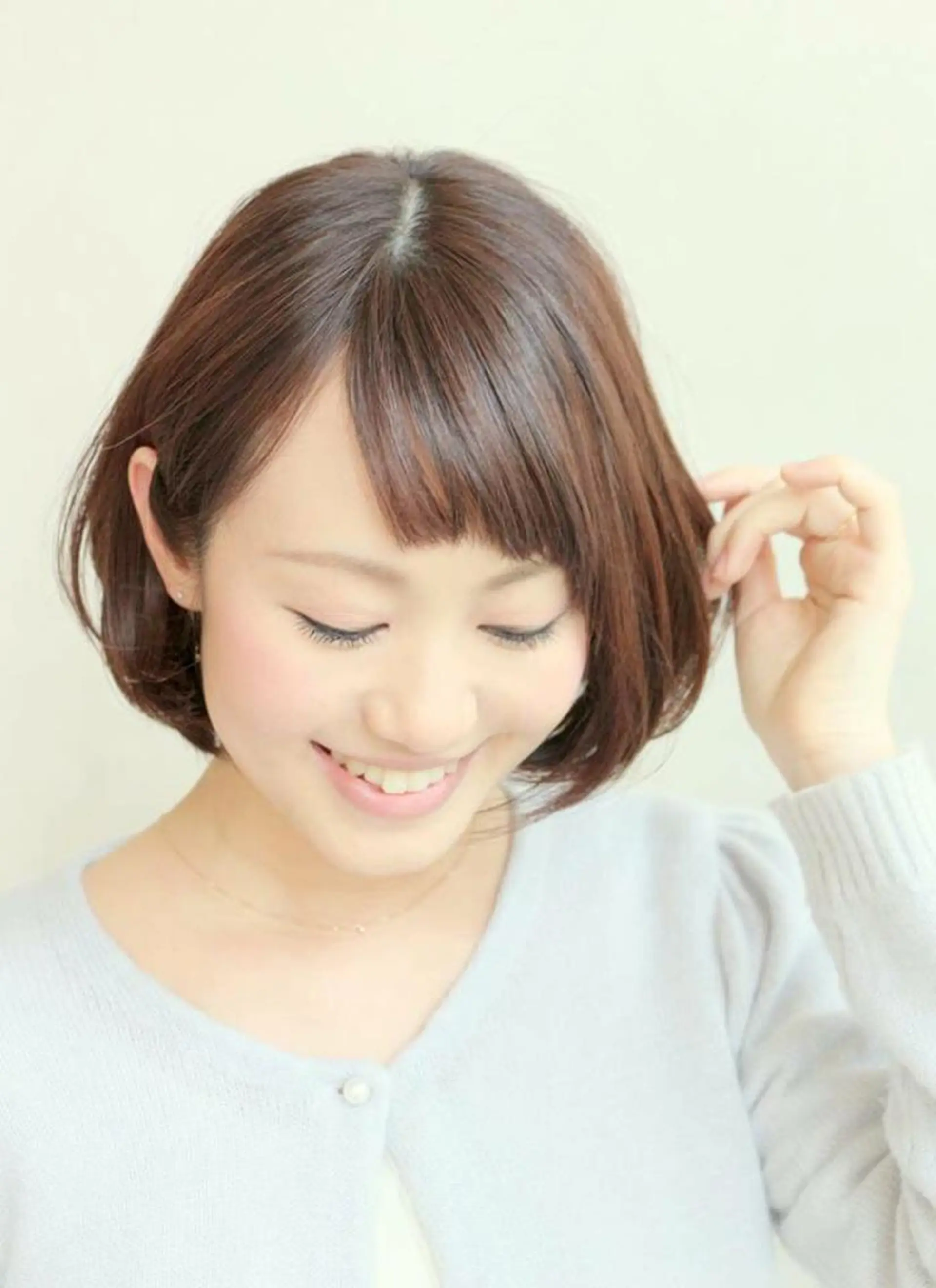 ショート カラー ボブ メンズ指名多数!! SiLO 田島のヘアスタイル